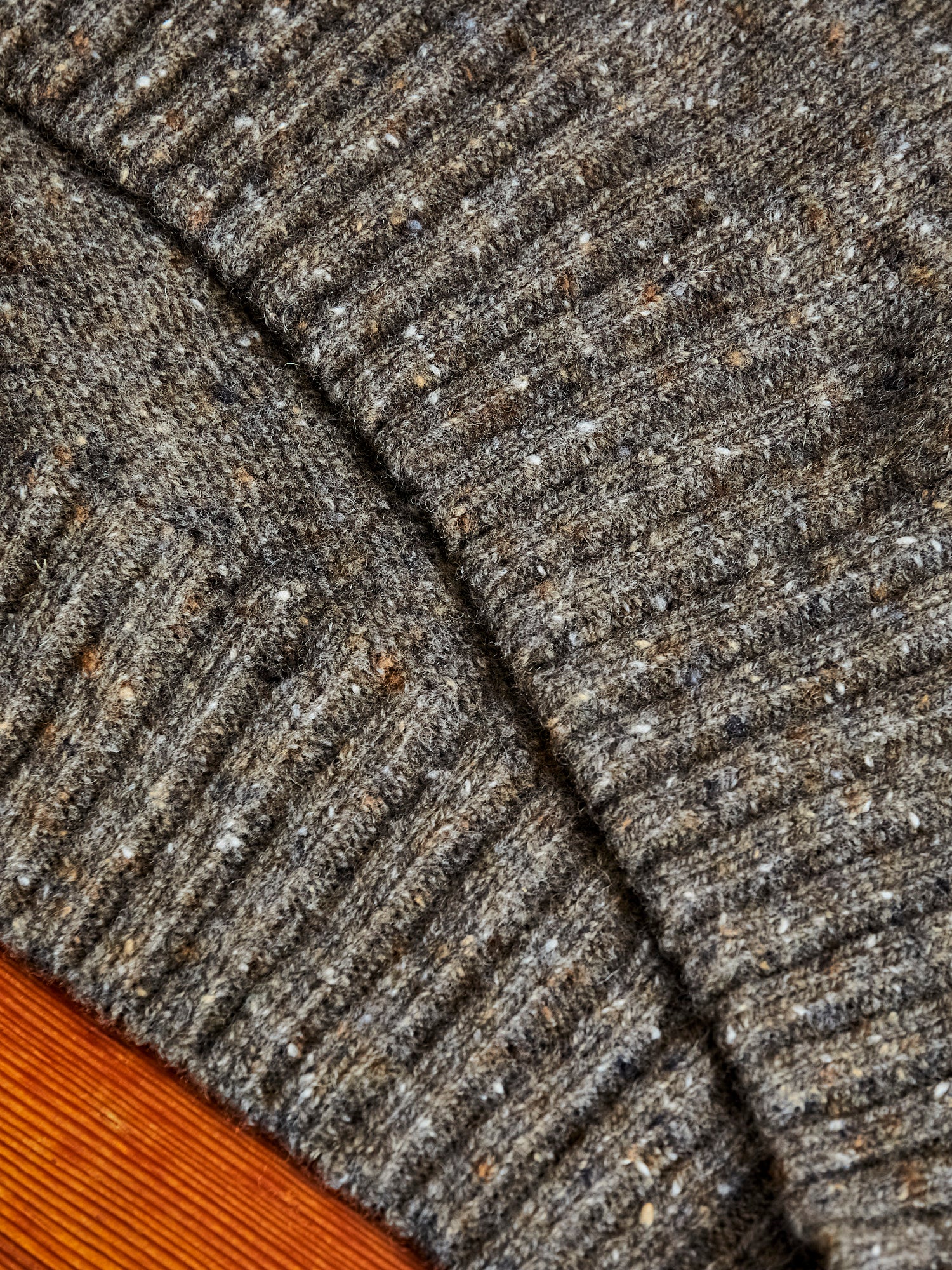 "Terry" Wool Sweater in Brownie - Image 5