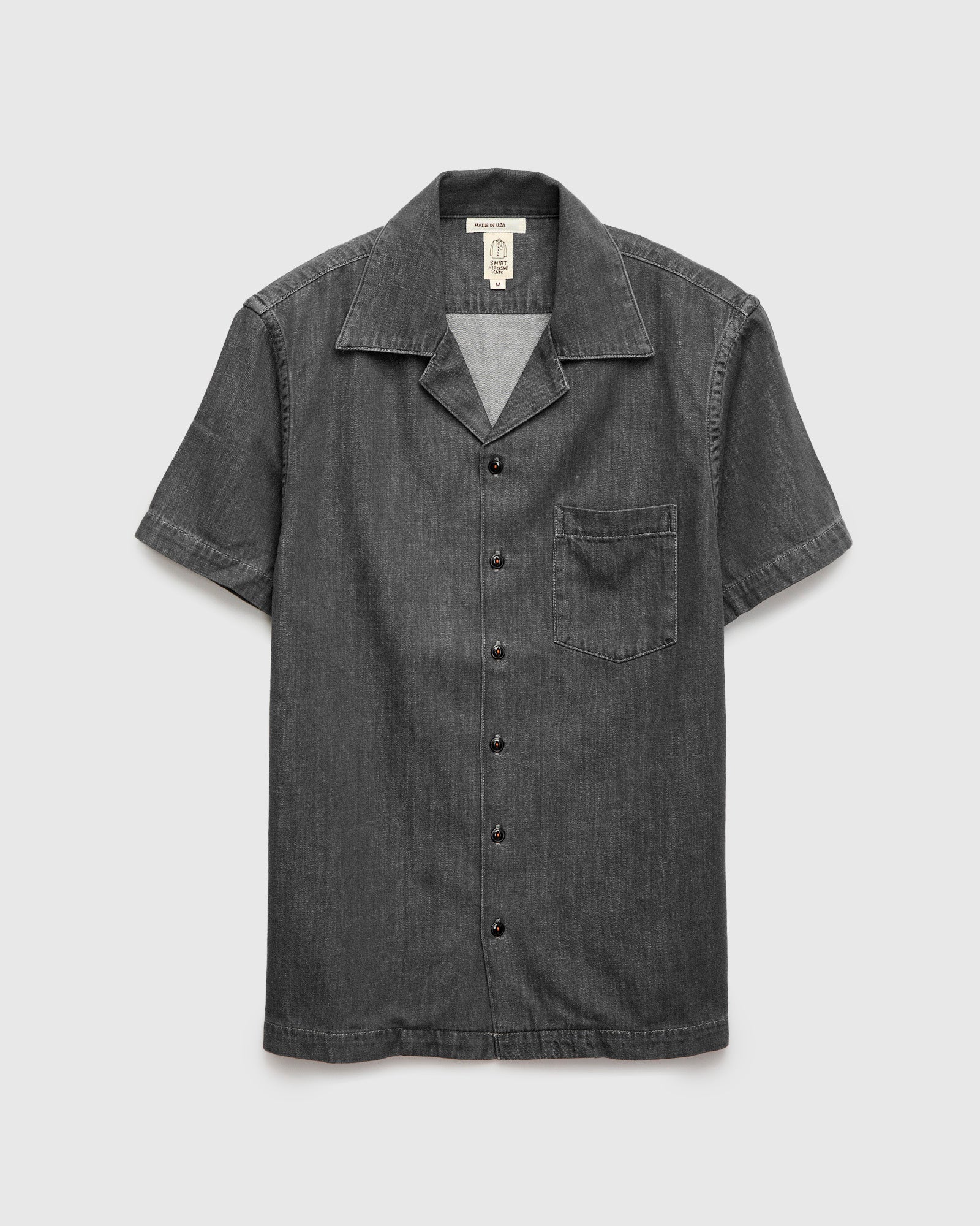 The Wrench Short Sleeve Shirt in Light Black