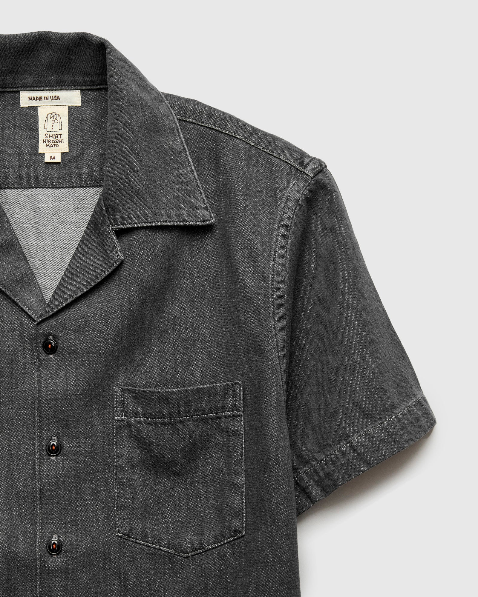 The Wrench Short Sleeve Shirt in Light Black - Image 4