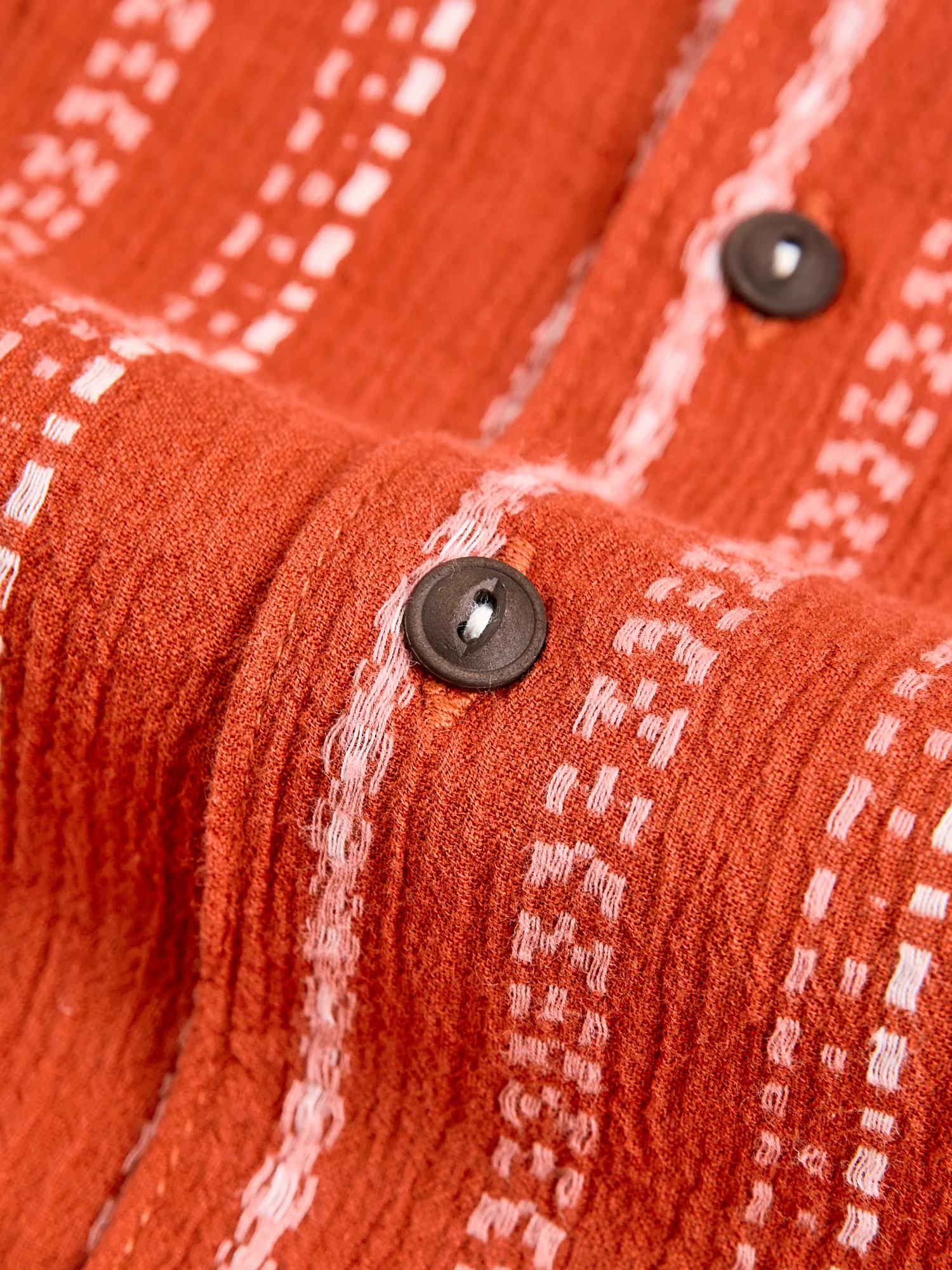 The Wrench Short Sleeve Shirt in Orange Ace - Image 6