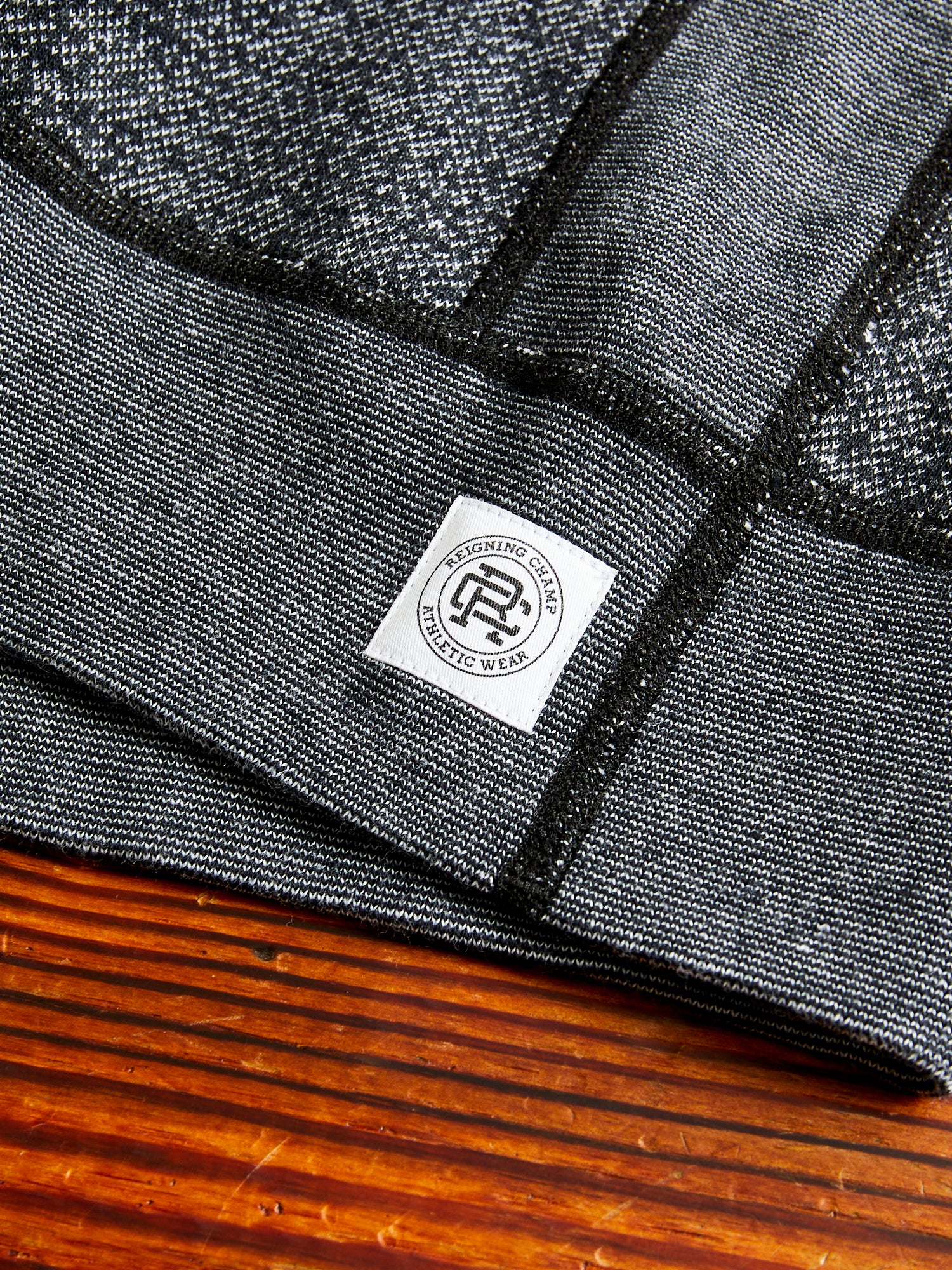 "Tiger Fleece" Crewneck Sweater in Black - Image 4