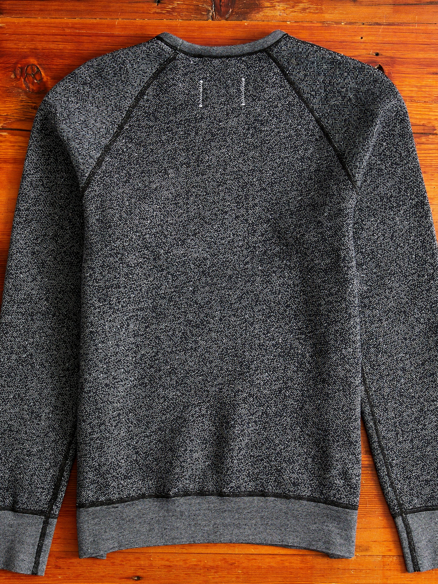 "Tiger Fleece" Crewneck Sweater in Black - Image 6
