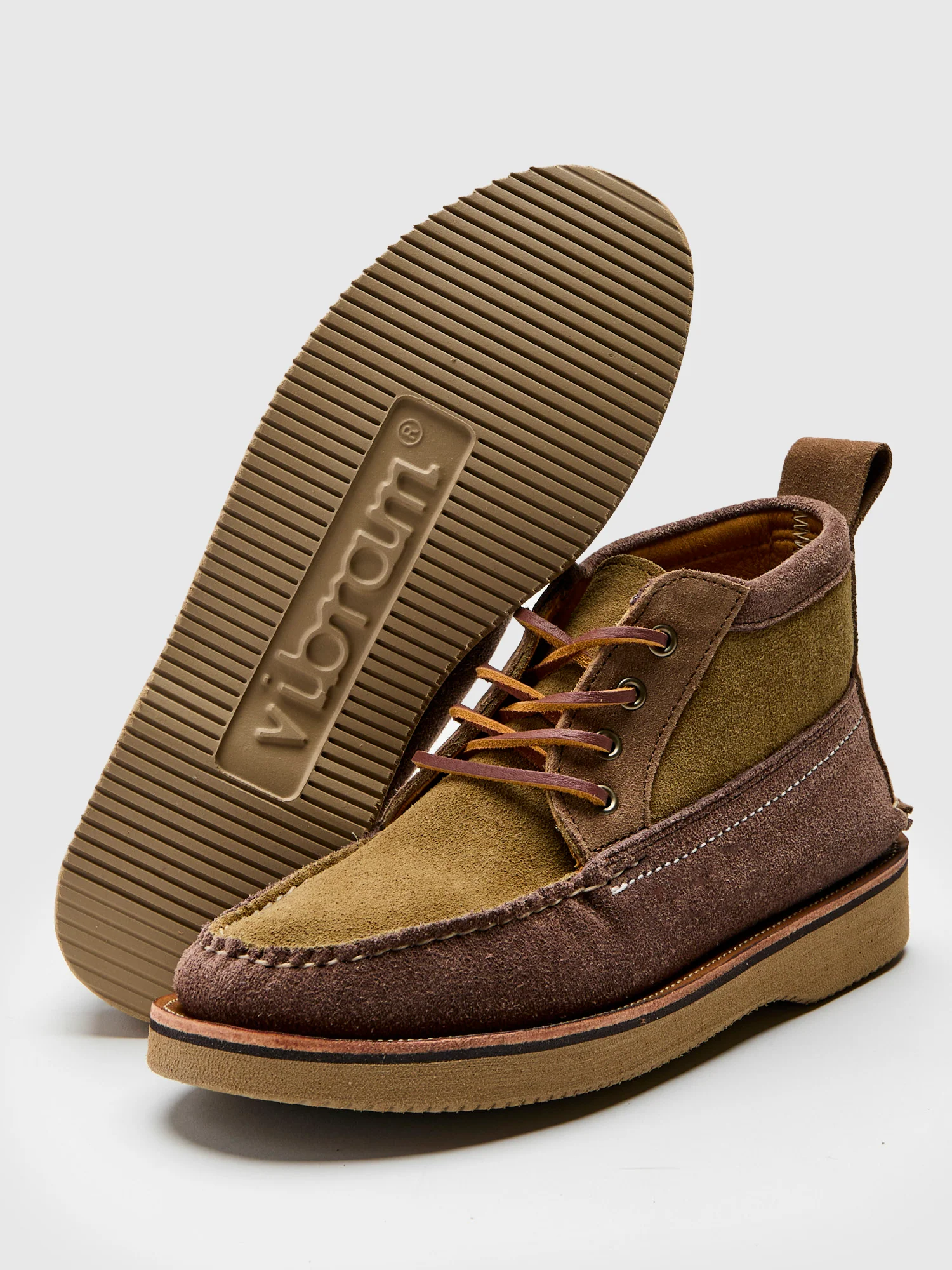 Trailside Chukka Boot in Chocolate Suede Combo - Image 2