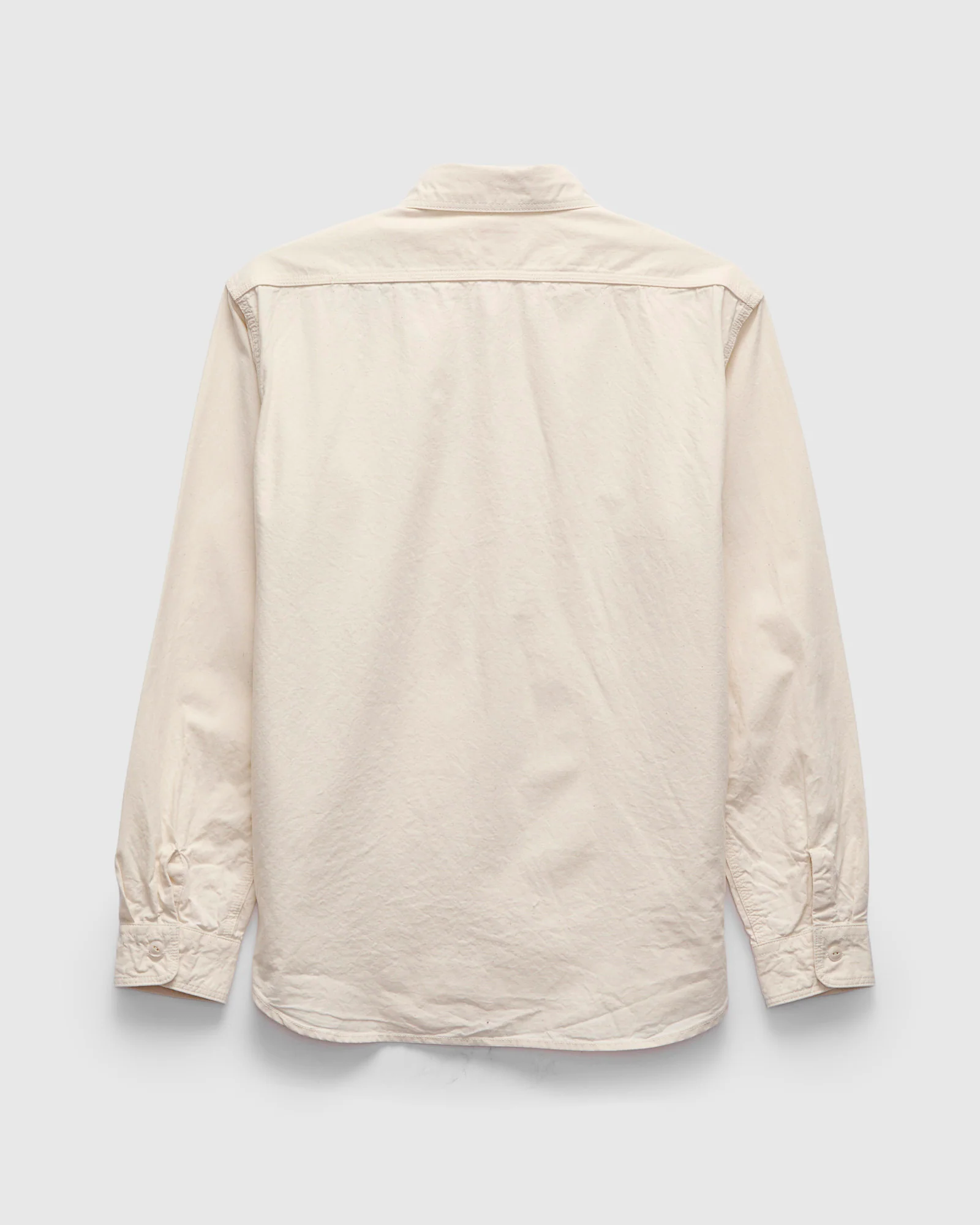 Triple Stitch Work Shirt in Off White - Image 2