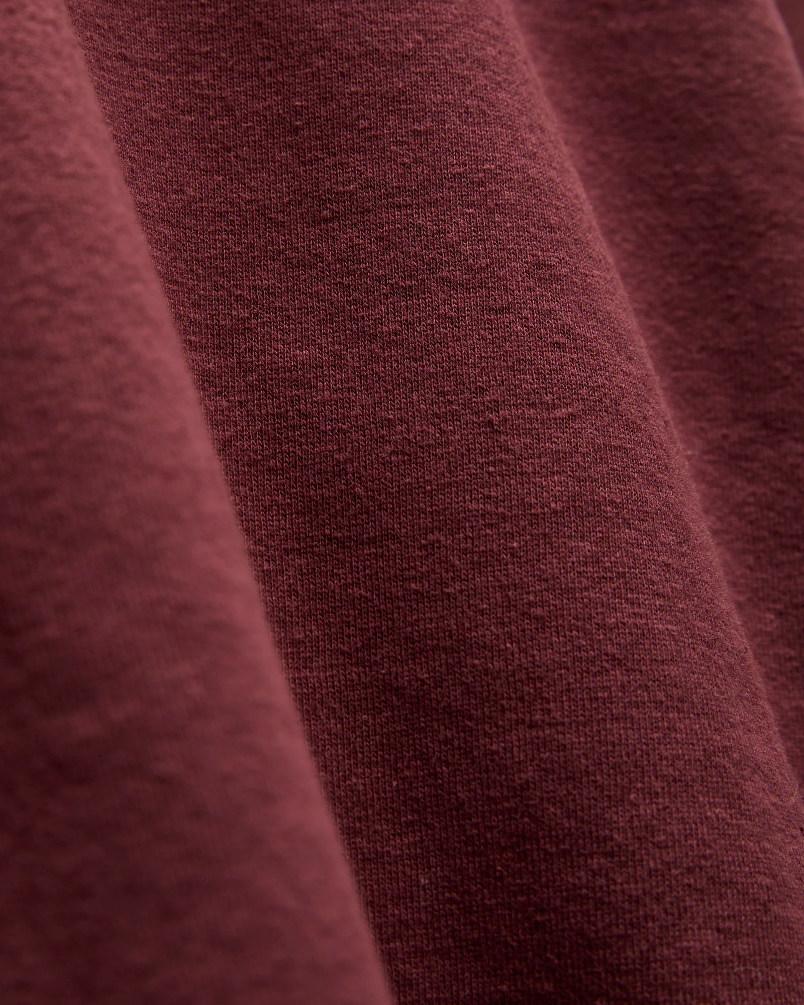 Tsuriami Loopwheel Zip Hoodie in Bordeux - Image 2
