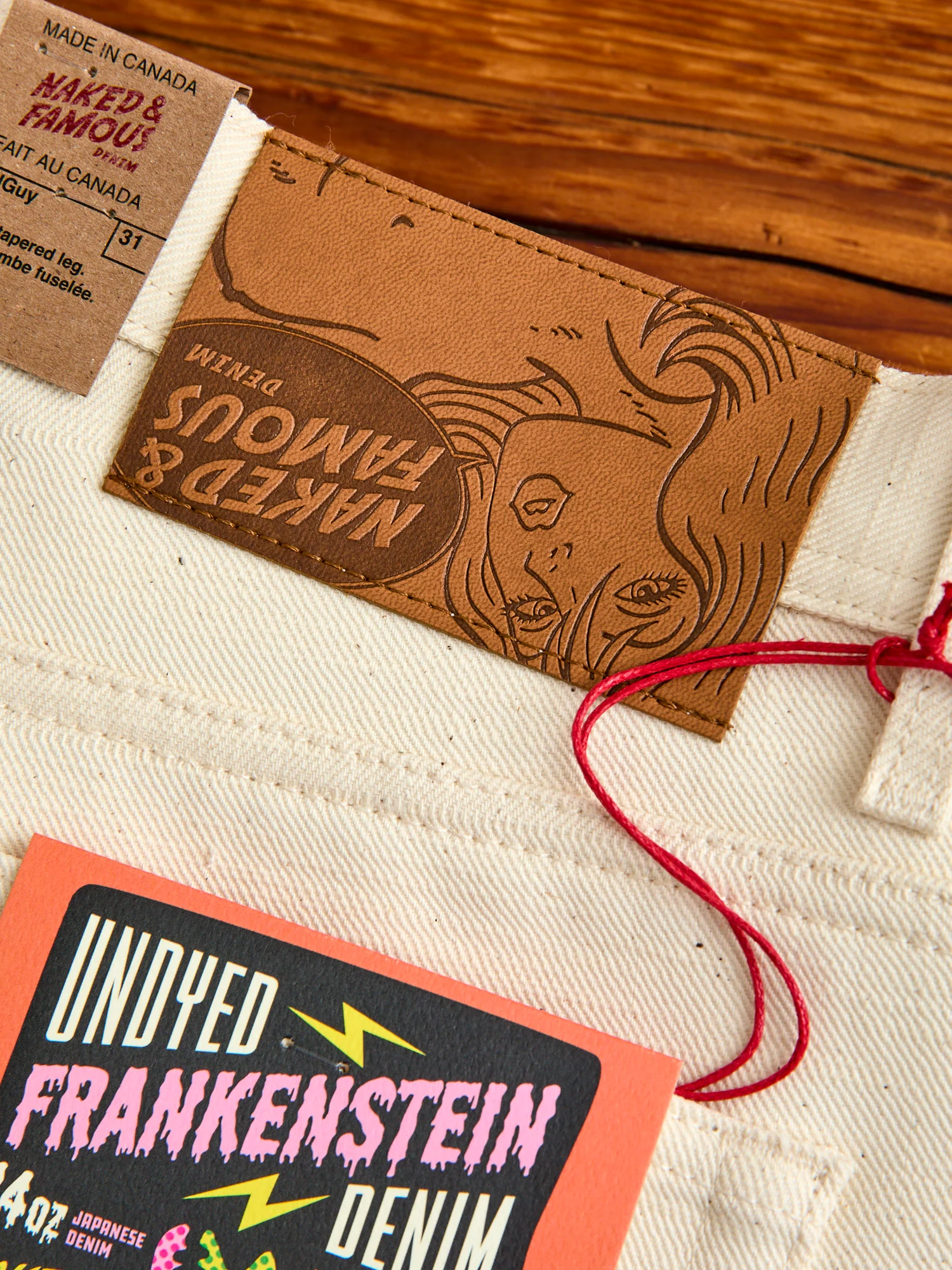 "Undyed Frankenstein" 14oz Denim - Weird Guy Fit - Image 3