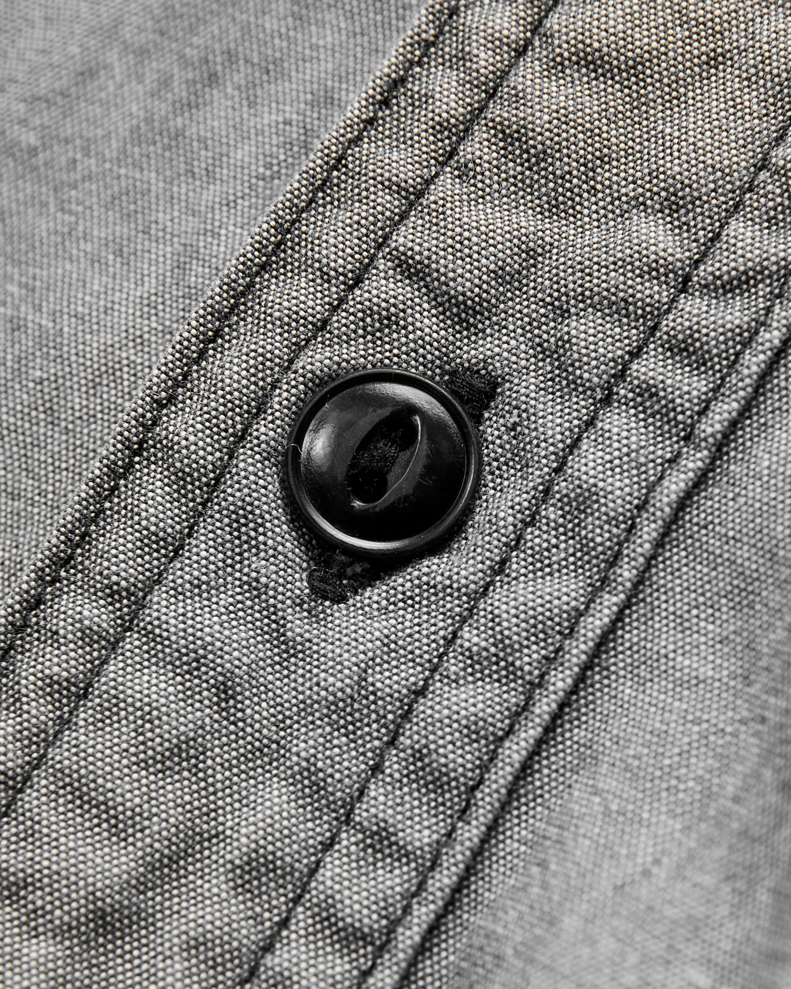 USN Chambray Shirt in Light Black - Image 4