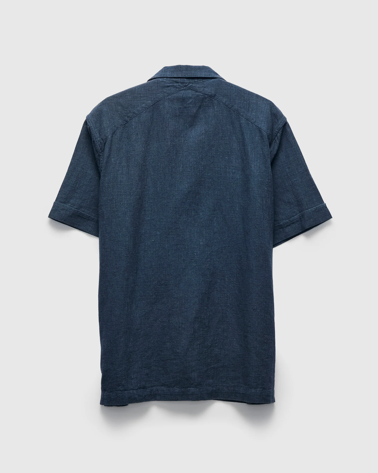 Vacation Shirt in Blue Linen - Image 3
