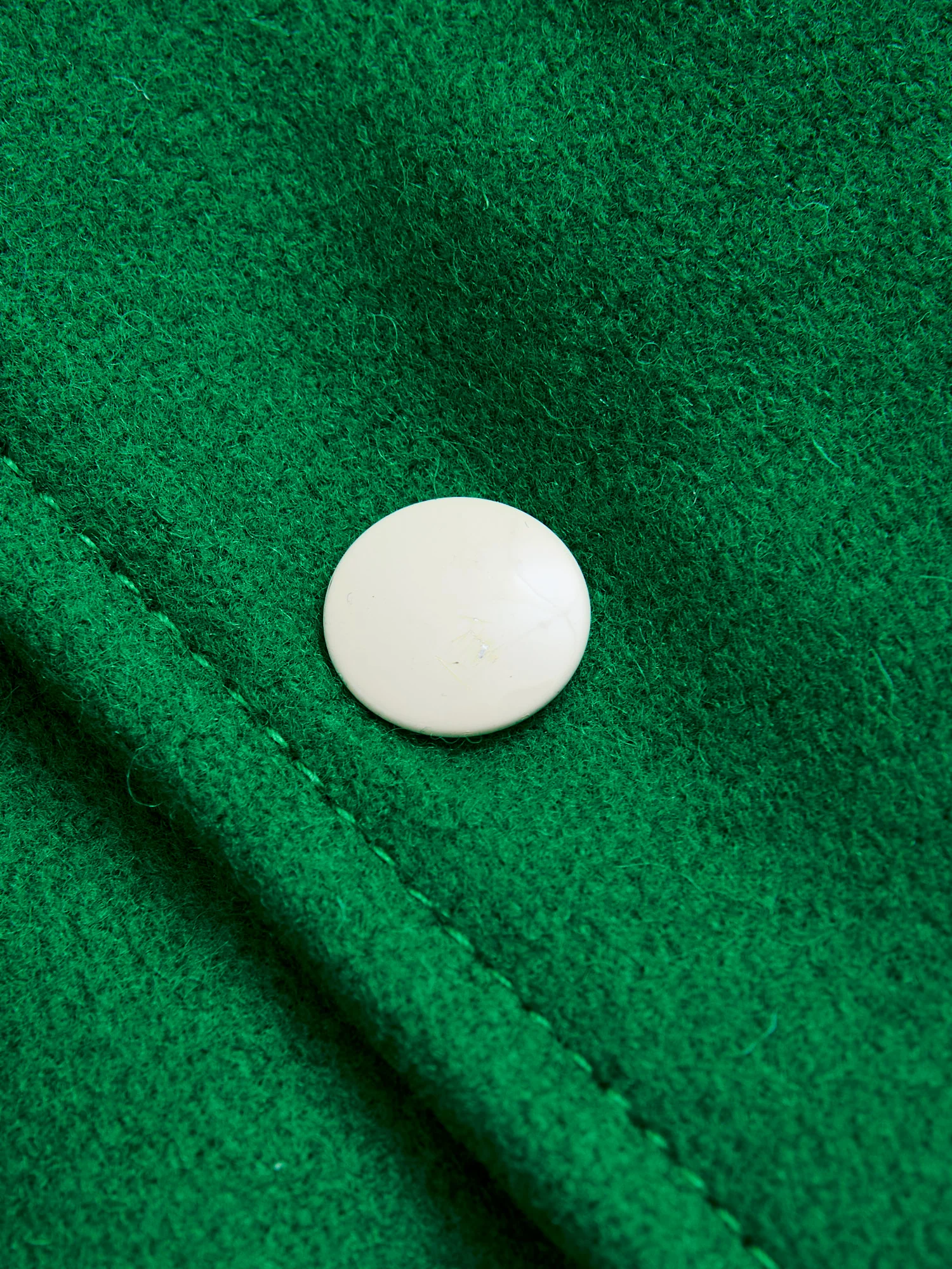 Varsity Jacket in Kelly Green Milk - Image 6