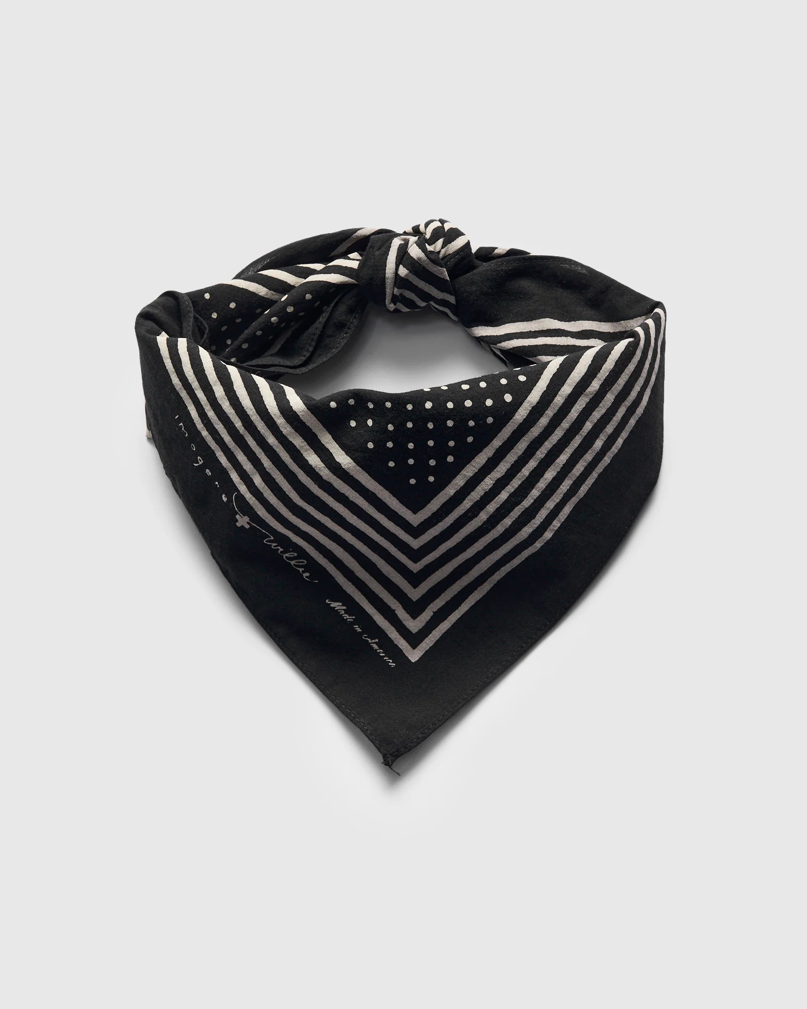 Vintage Bandana in Black - Image 2