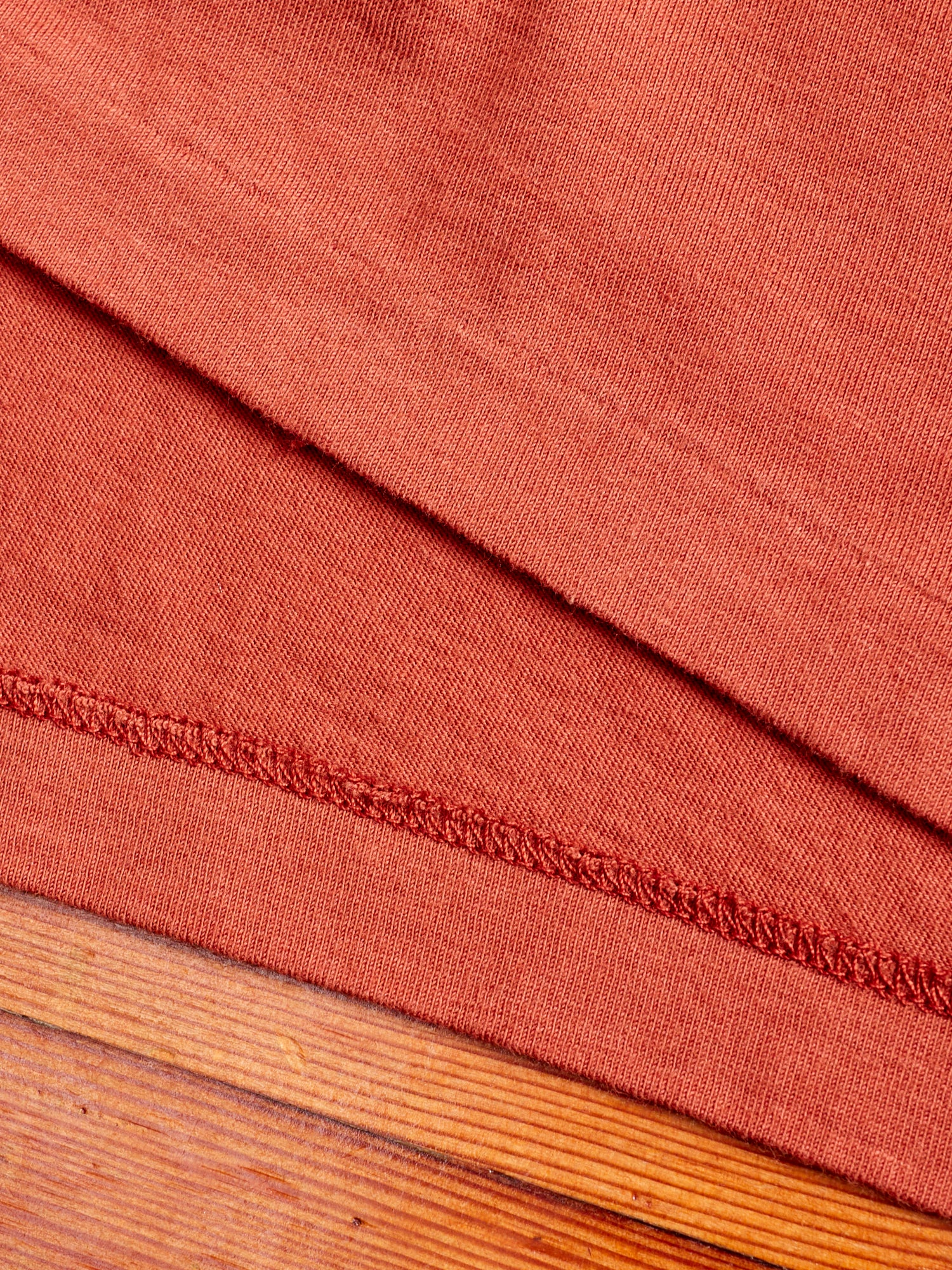 Vintage Knit T-Shirt in Rust - Image 4
