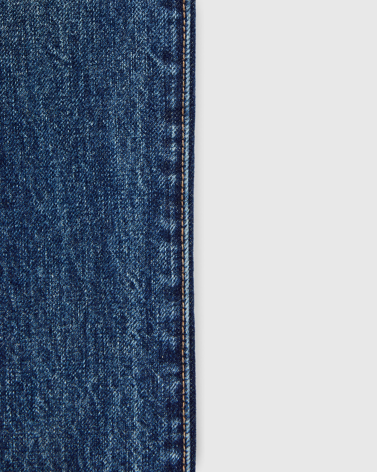 "Vintage Wash" 15oz Stonewash Selvedge Denim in Strider - Image 9