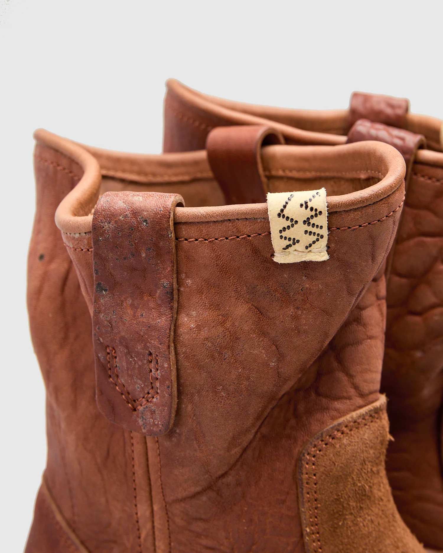Wabanaki Engineer Boots-Folk in Brown - Image 8