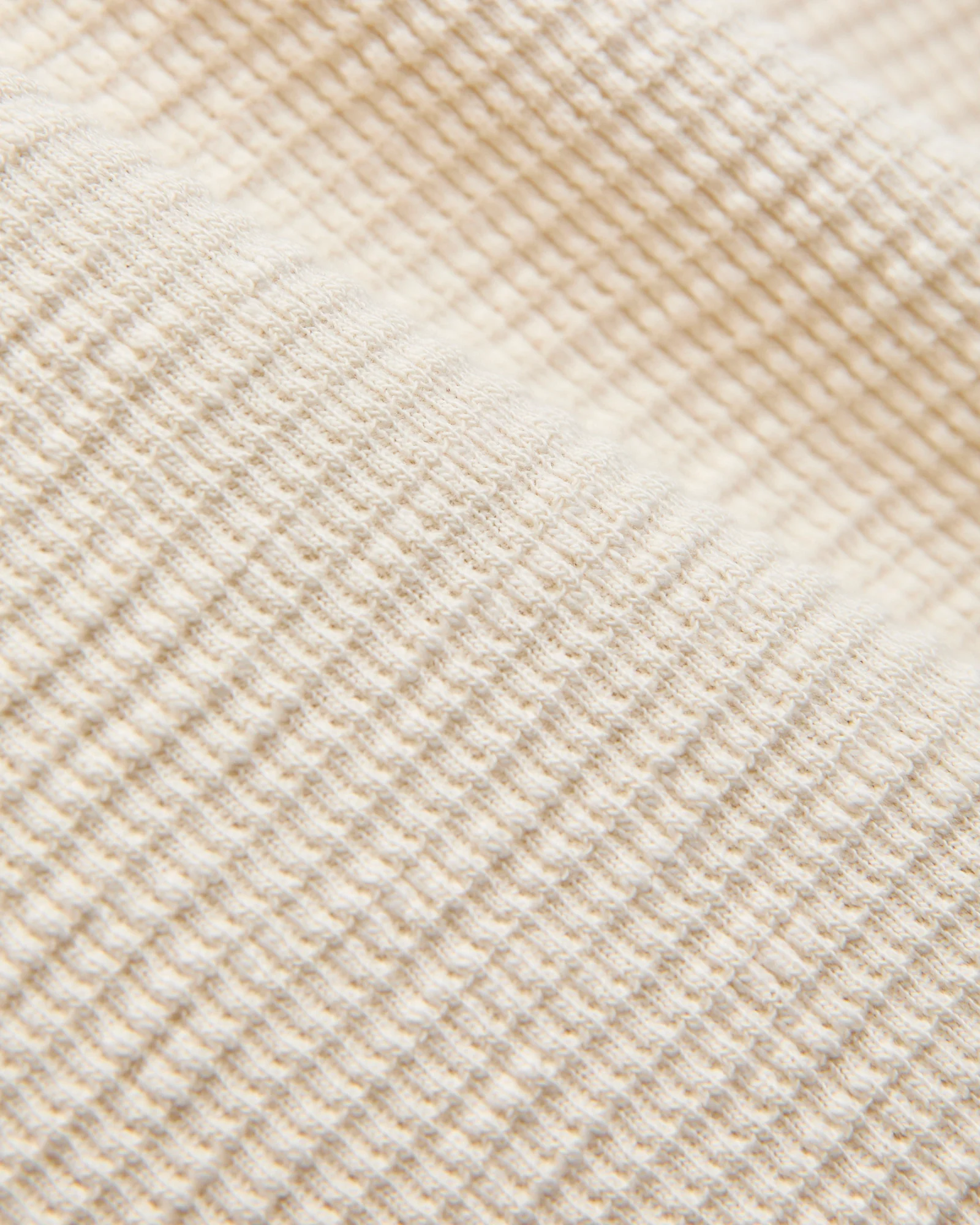 Waffle-Knit Thermal Long-Sleeve in Paper White - Image 2