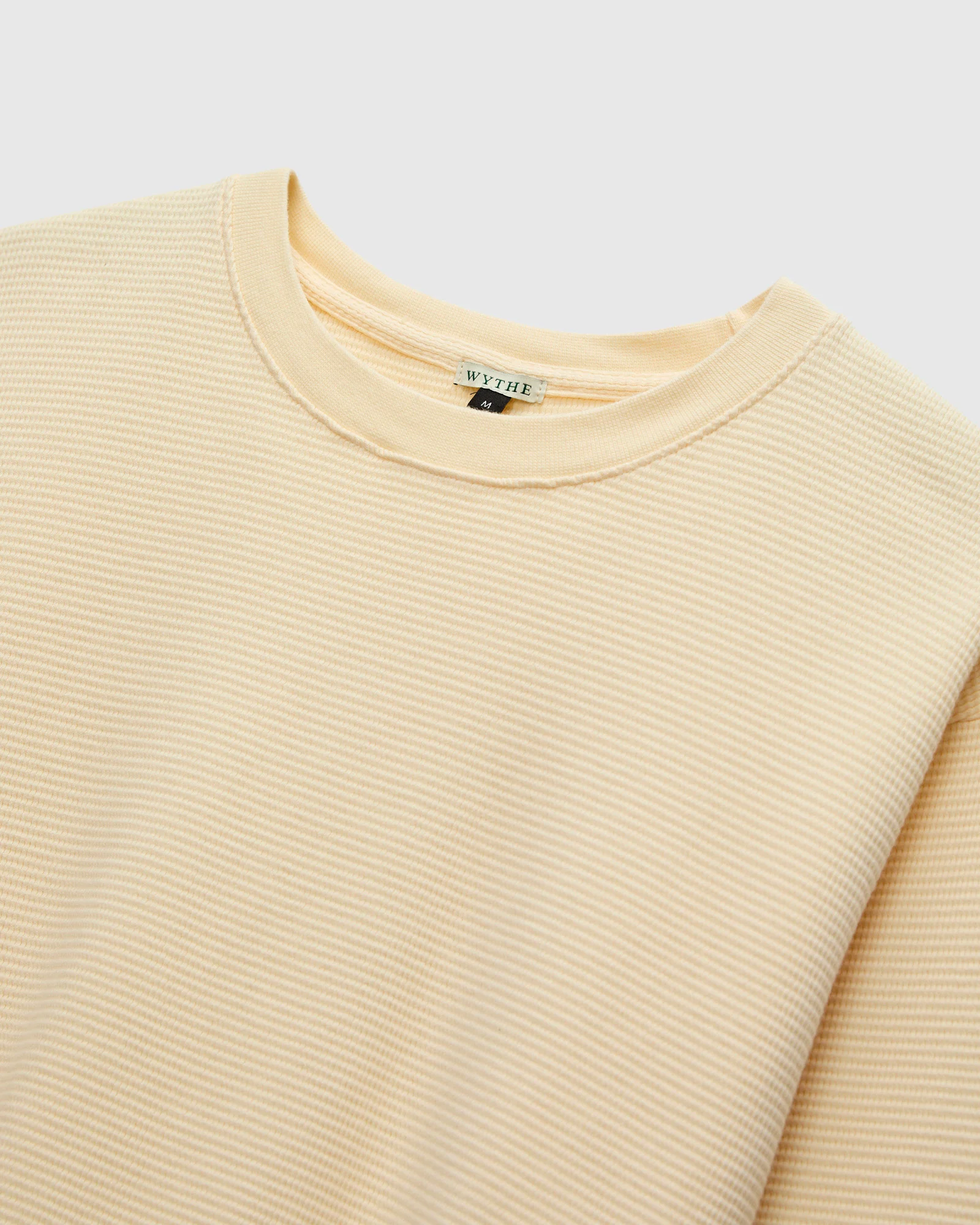 Waffle Thermal Knit in Cream - Image 3