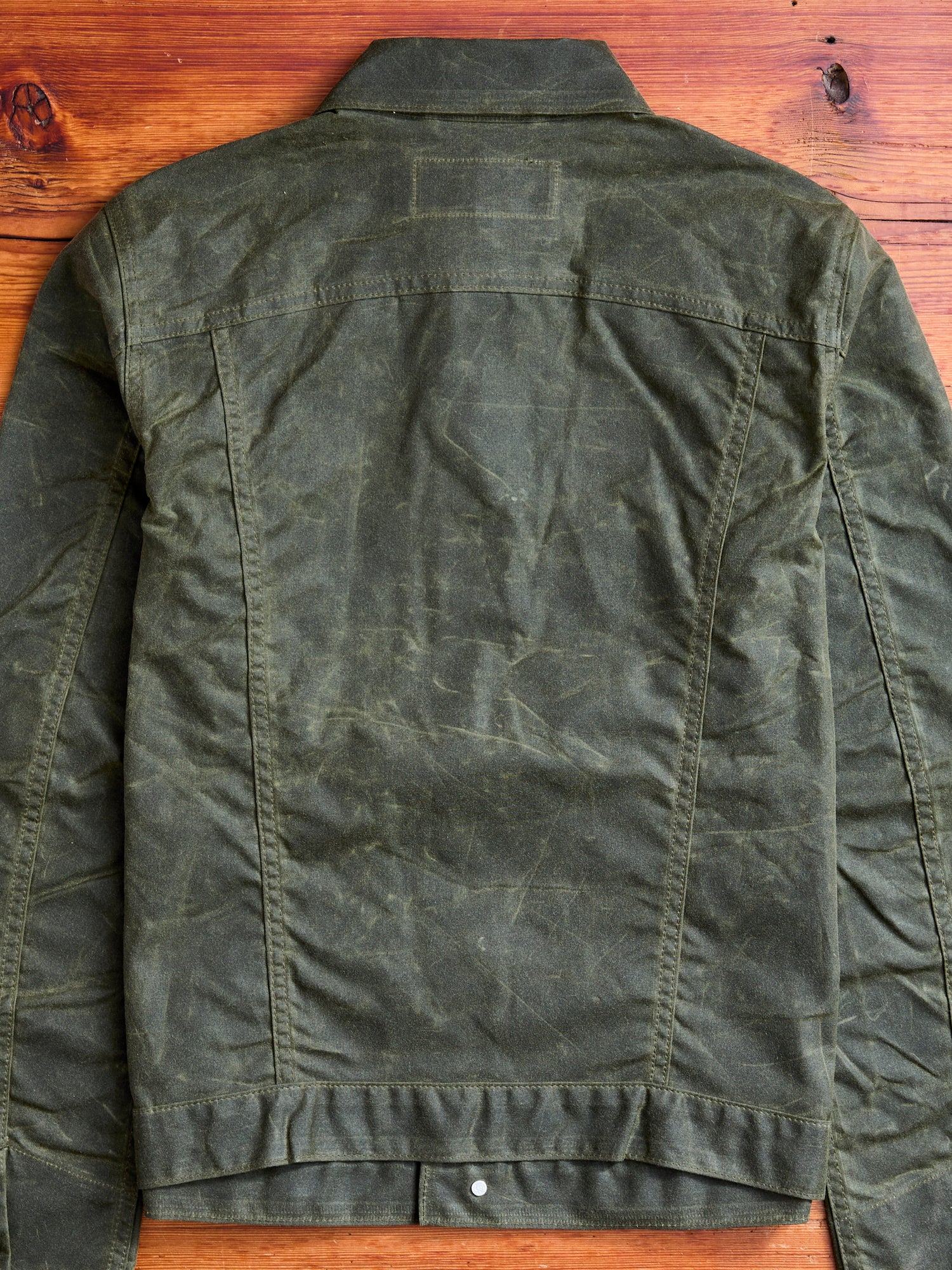Waxed Canvas Ridgeline Supply Jacket in Olive - Image 11