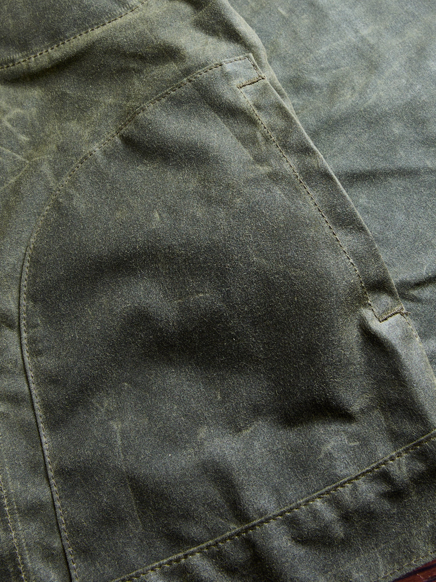Waxed Canvas Ridgeline Supply Jacket in Olive - Image 5