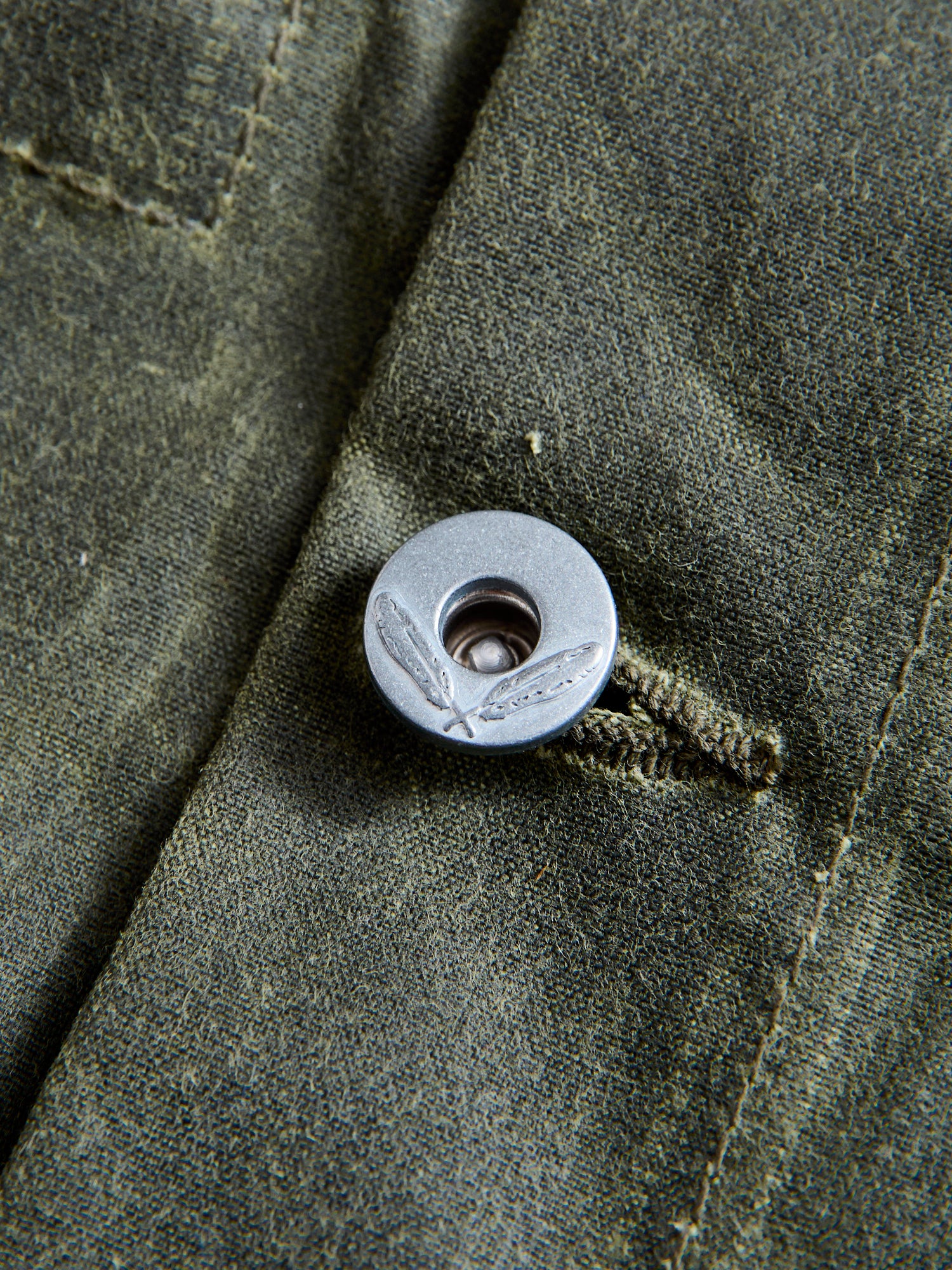 Waxed Canvas Ridgeline Supply Jacket in Olive - Image 6