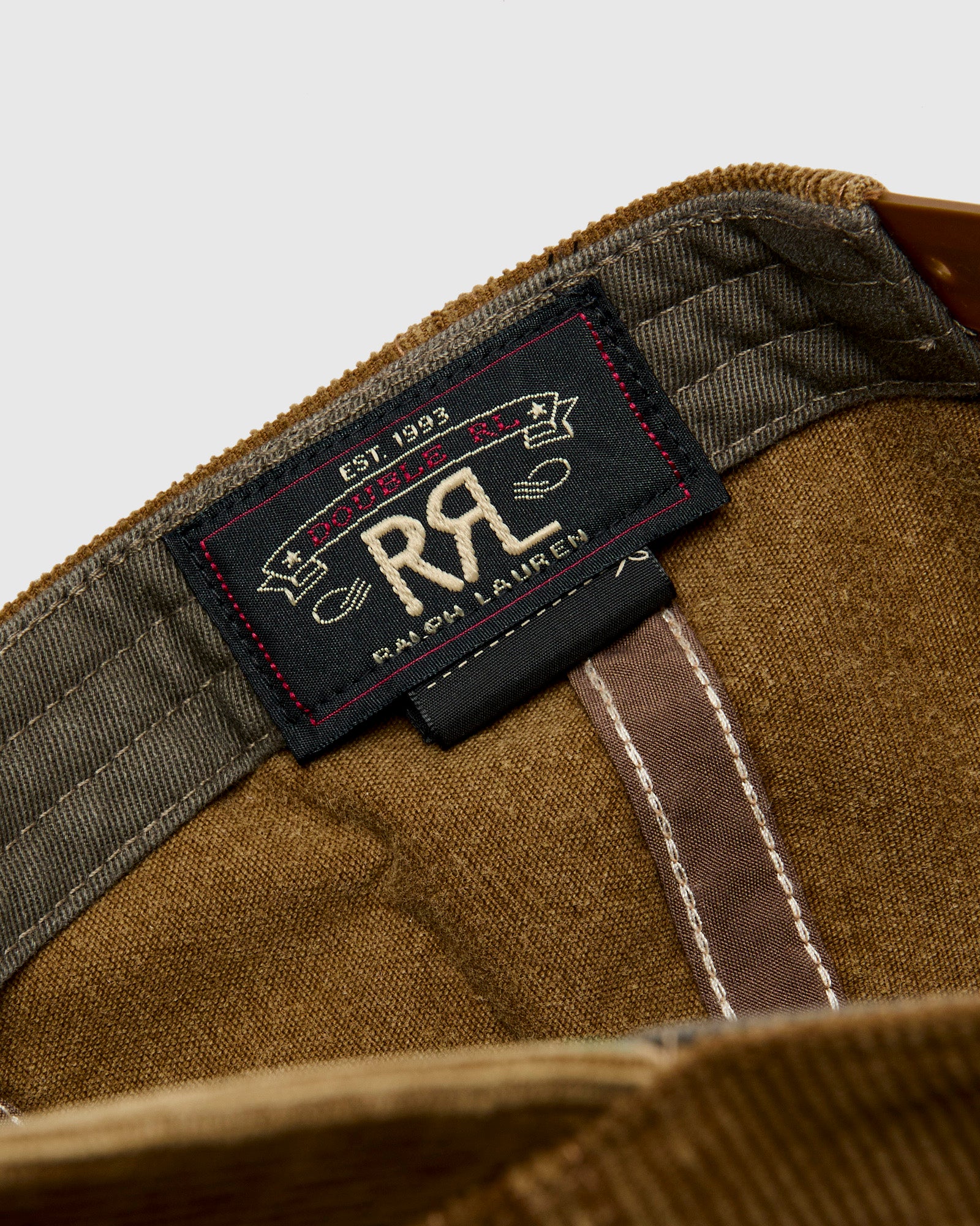 Western Patch Cap in Tan Corduroy - Image 5