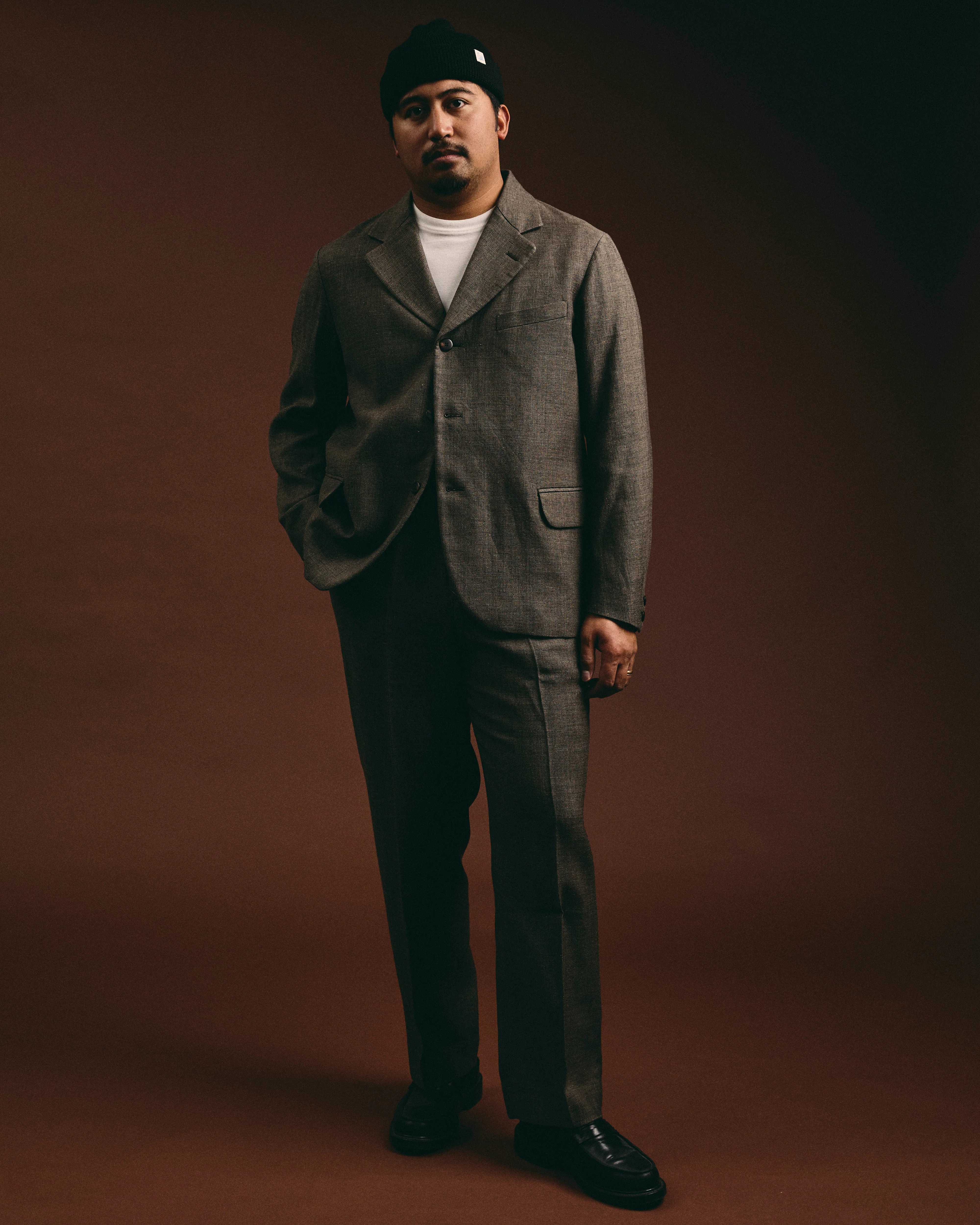 Wide Slacks in Grey - Image 11