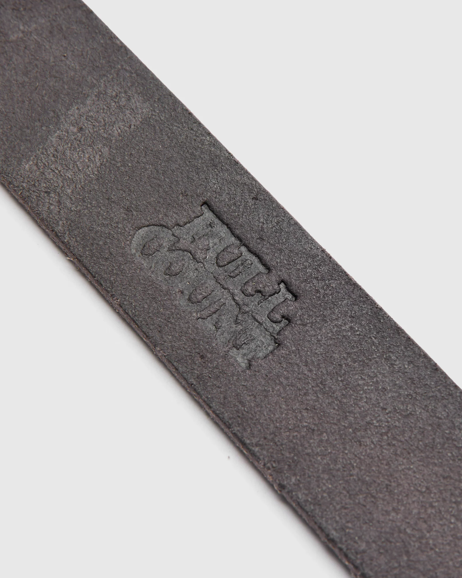 Wild Leather Narrow Belt in Black - Image 4