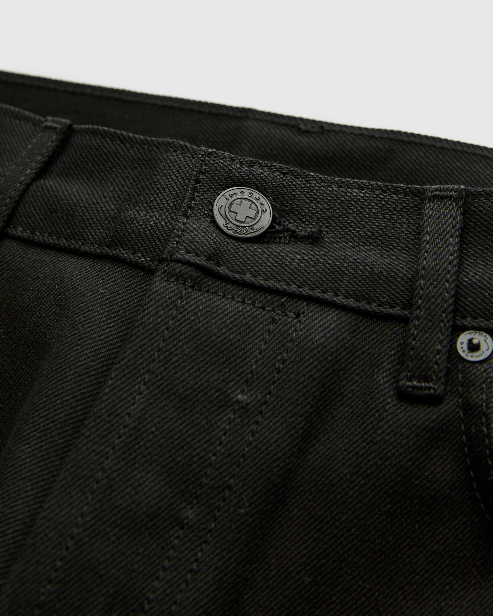 "Willie" 13oz Black Selvedge Denim - Classic Straight Fit - Image 7