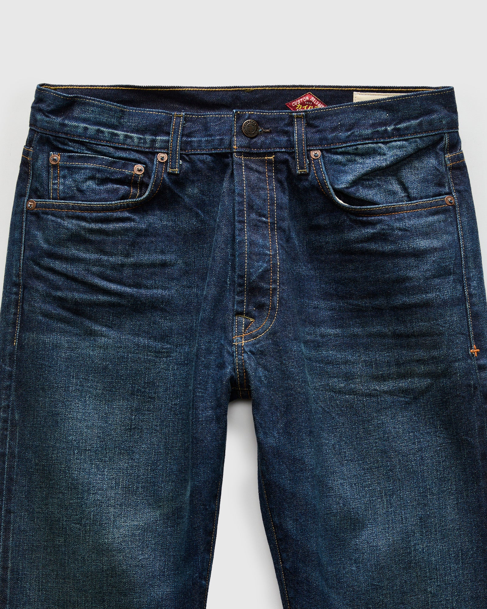 "Willie Eastland" 14oz Washed Selvedge Denim - Classic Straight Fit - Image 4