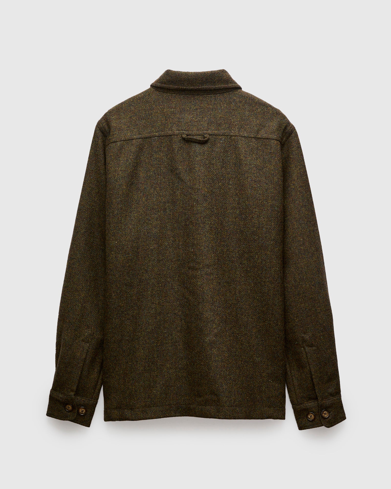 Wool Field Overshirt in Forest - Image 3