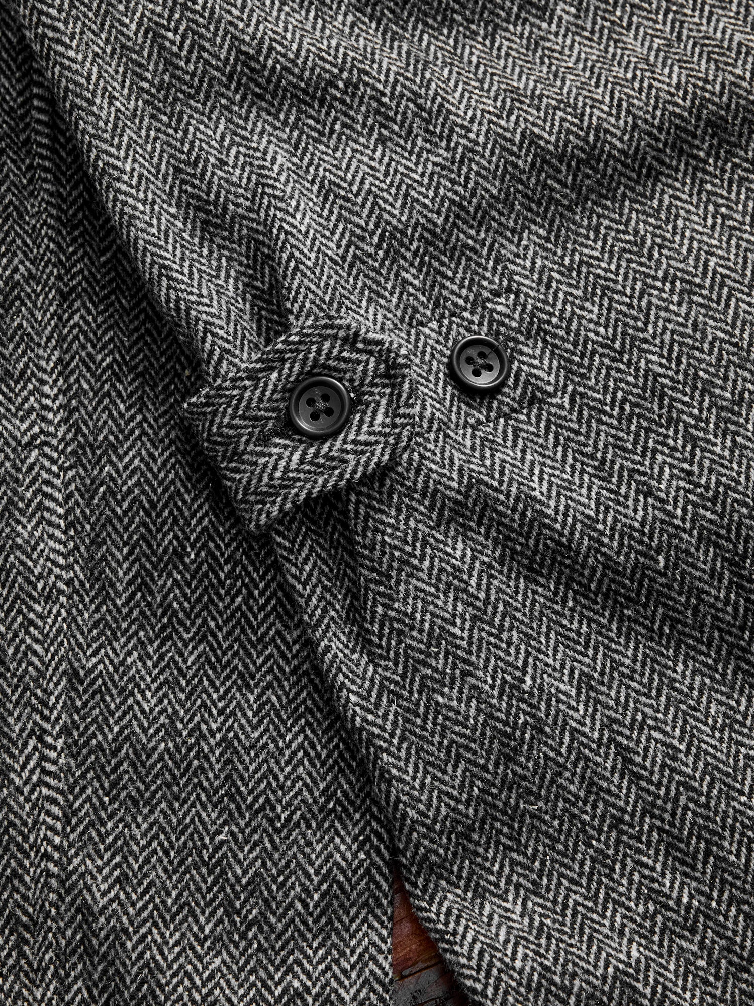 Wool Herringbone Loiter Jacket in Grey - Image 11