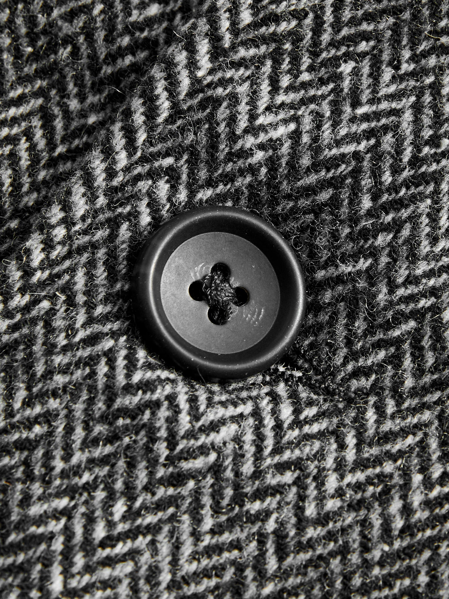 Wool Herringbone Loiter Jacket in Grey - Image 6