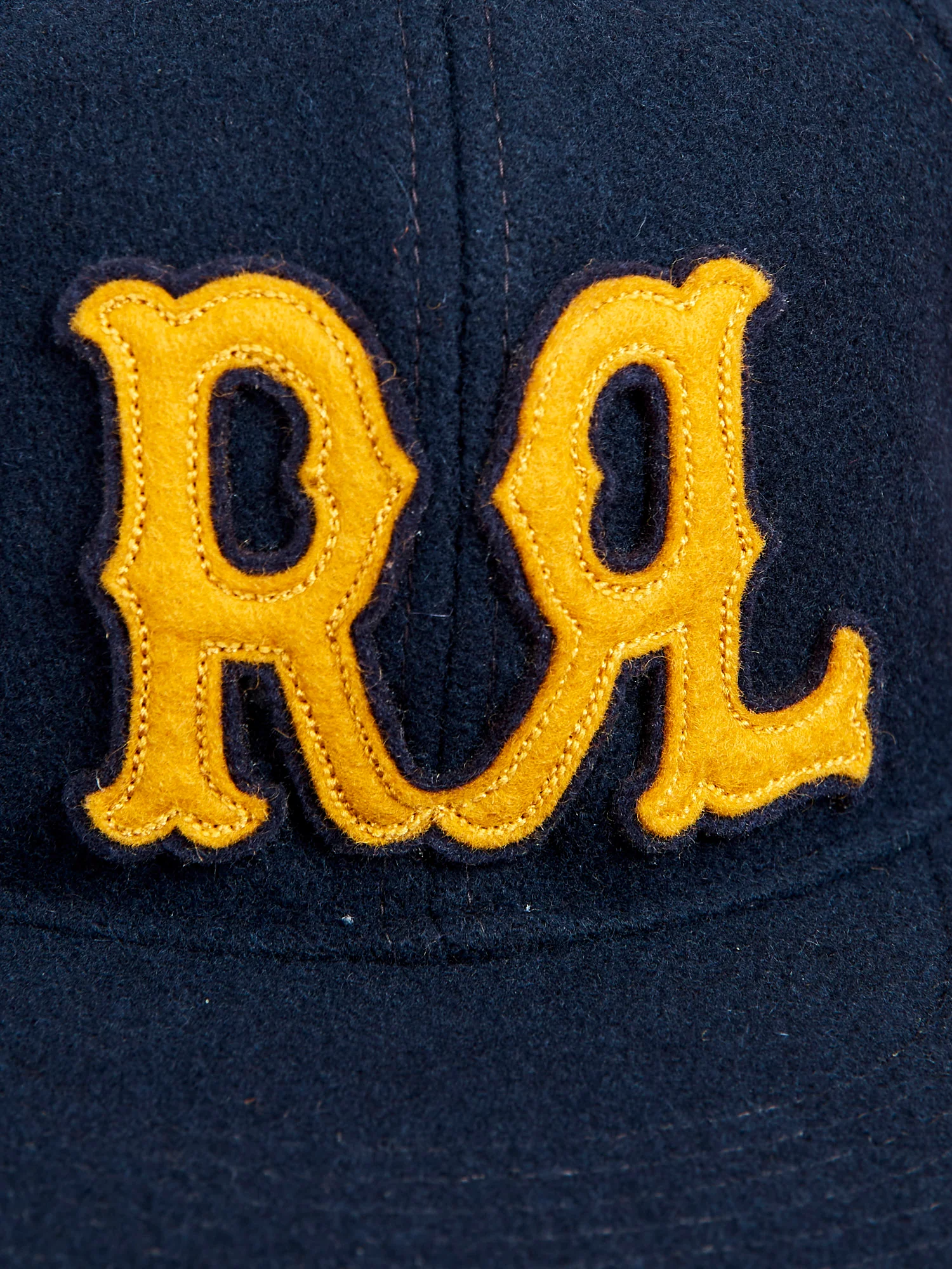 Wool Logo Fitted Cap in Navy - Image 5