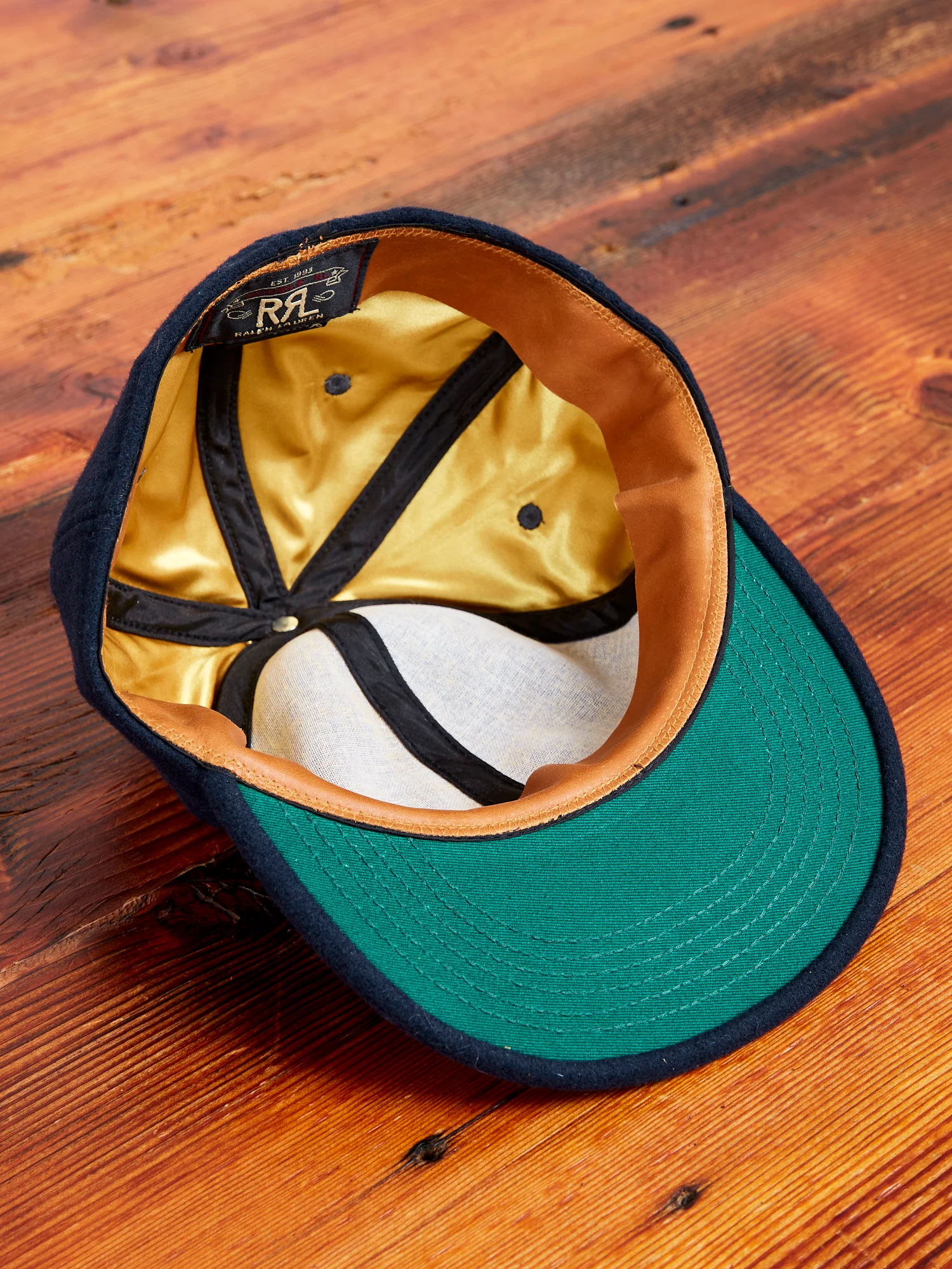 Wool Logo Fitted Cap in Navy - Image 7