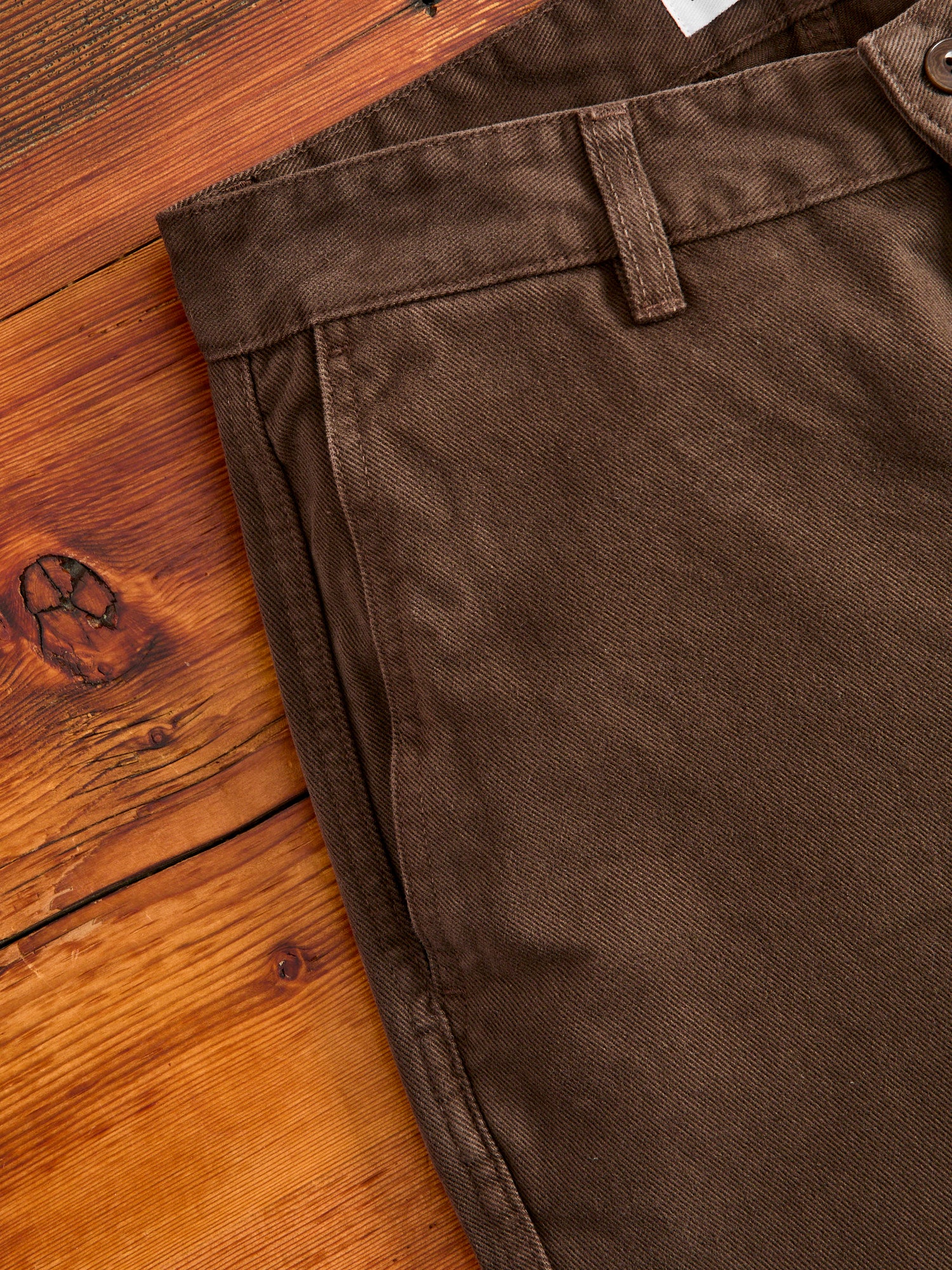 Work Pant in Espresso Twill - Image 6