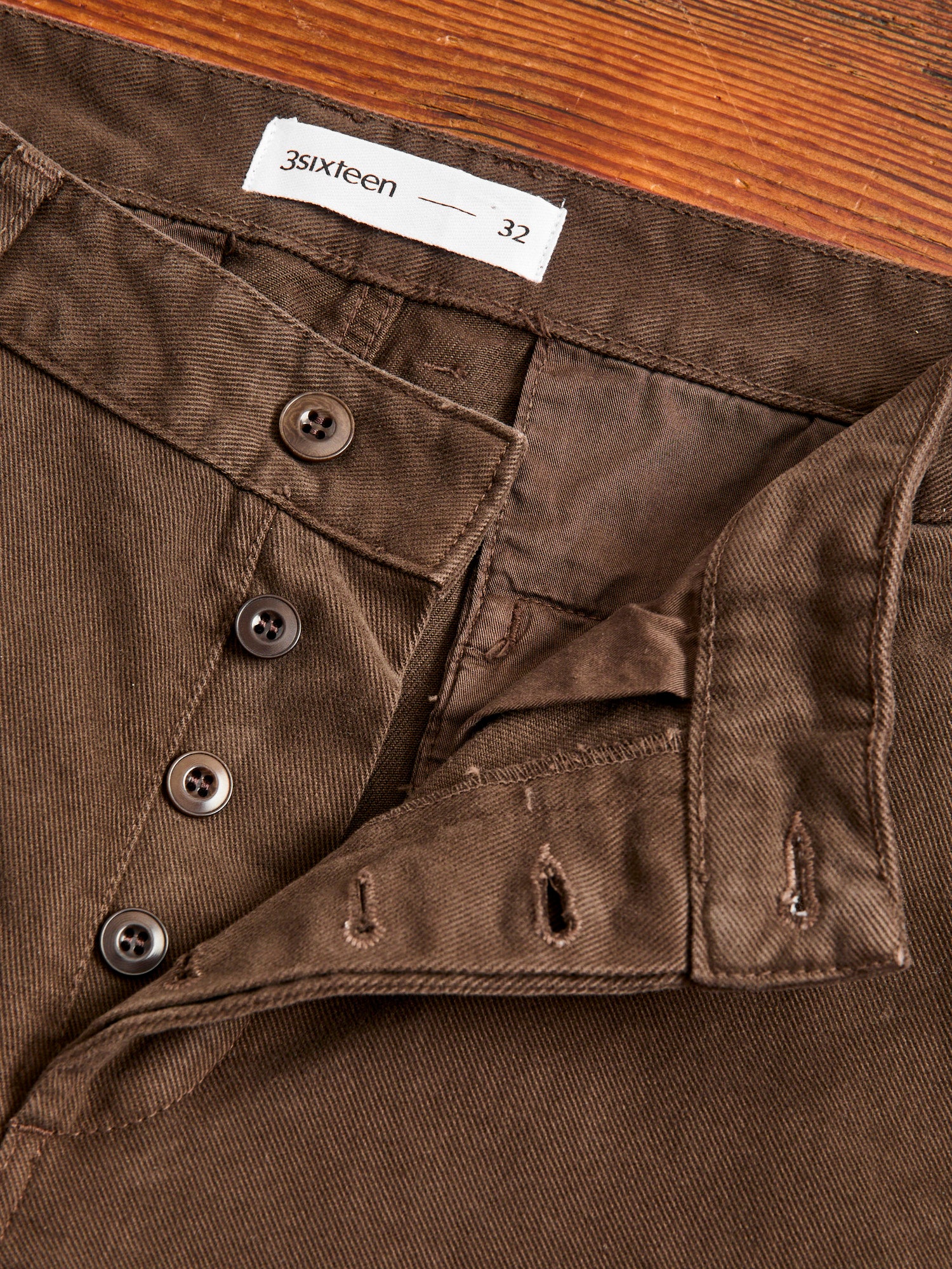 Work Pant in Espresso Twill - Image 8