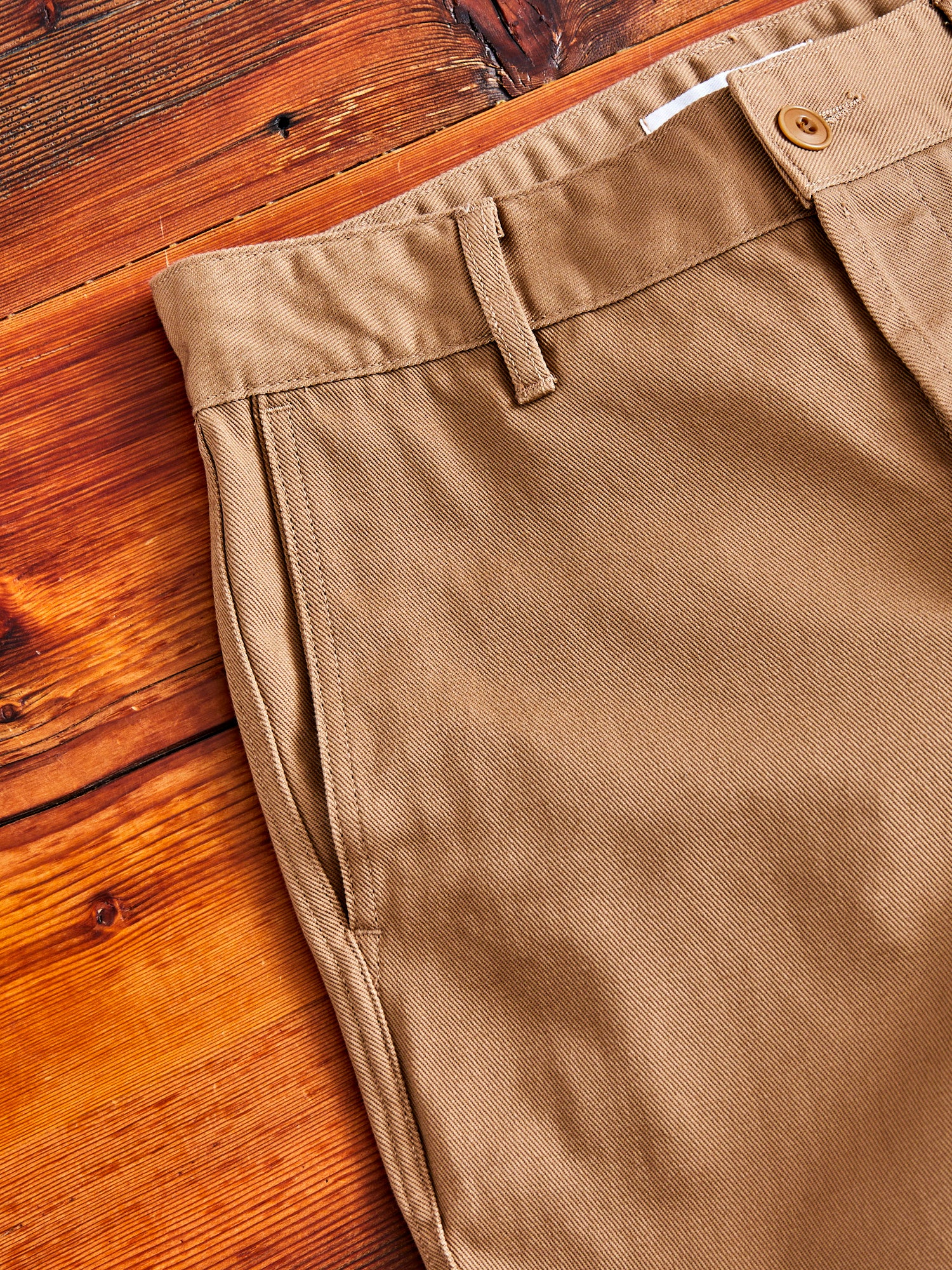 Work Pant in Tan Twill - Image 4