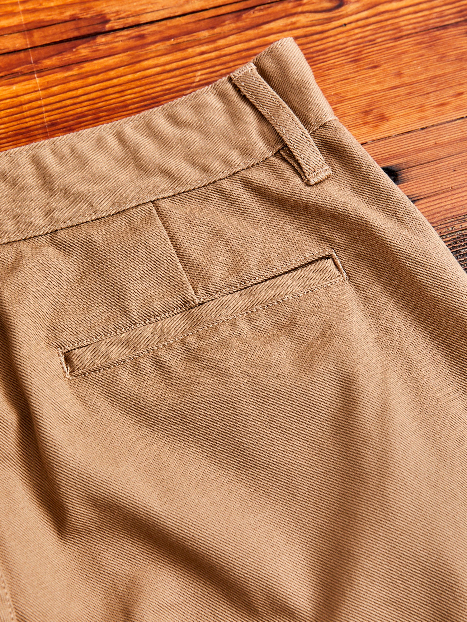 Work Pant in Tan Twill - Image 9