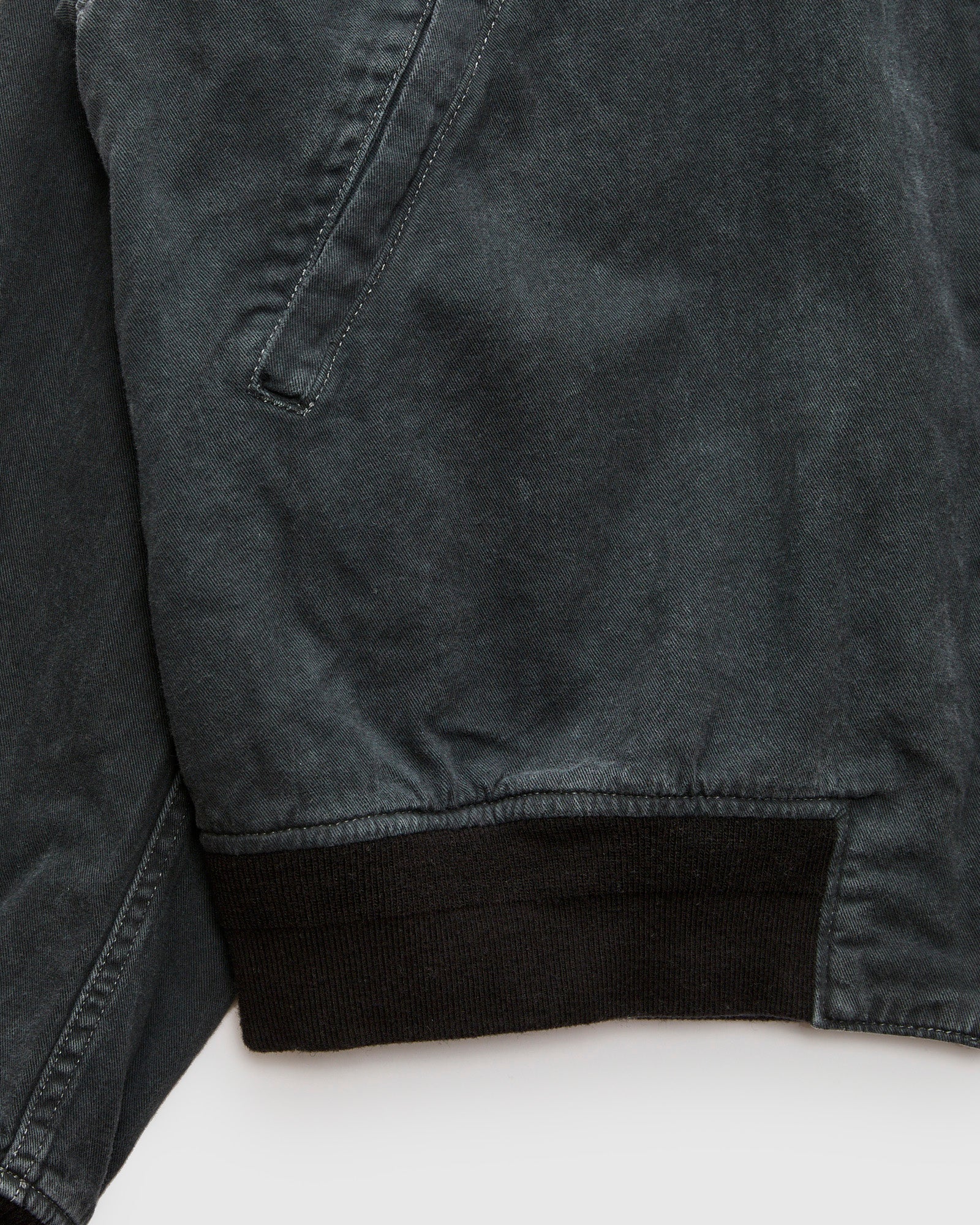 Work Twill Deck Jacket in Black - Image 7