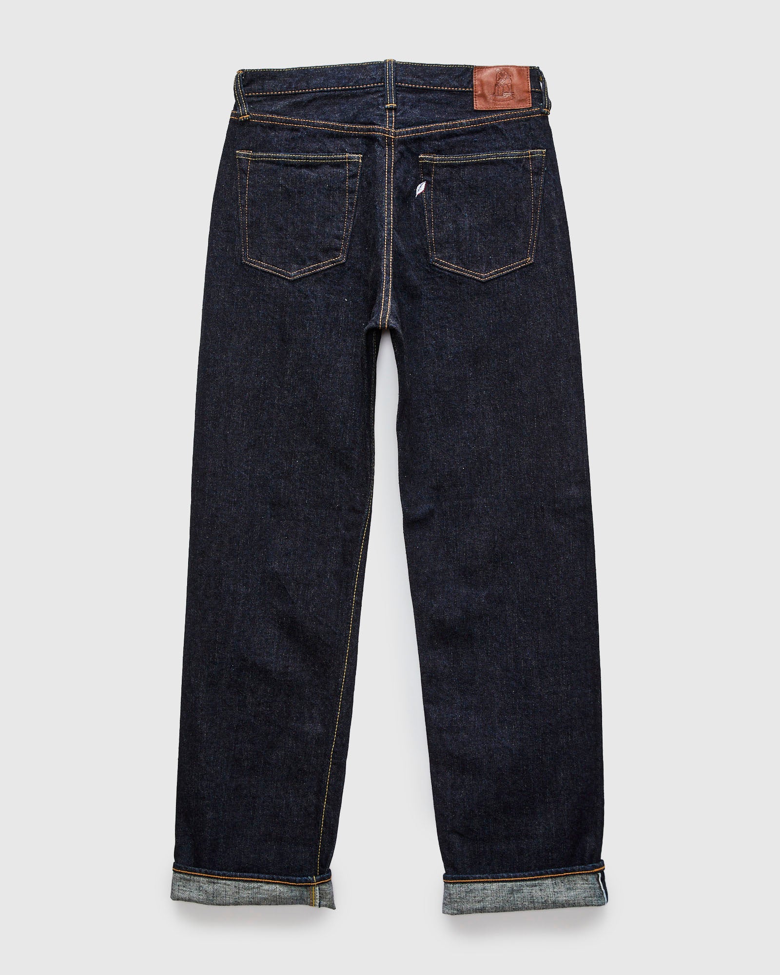 XX-002 14oz Rinsed Selvedge Denim - Piped Straight Fit - Image 4