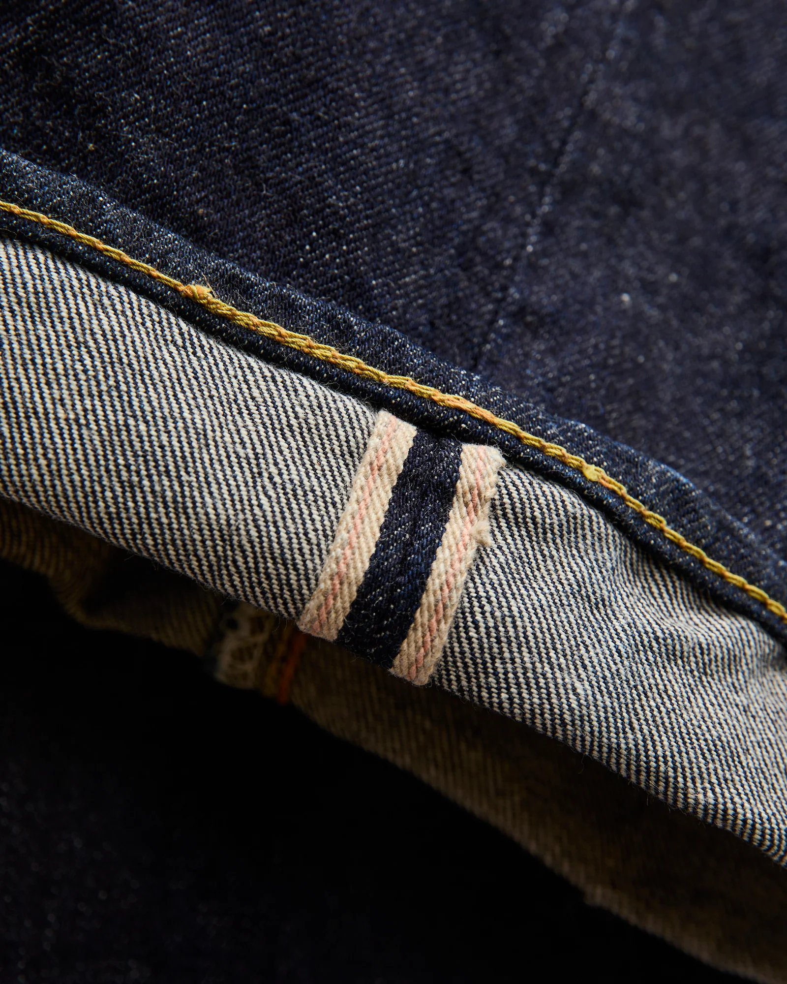 XX Indigo 15oz Rinsed Selvedge Denim - Classic Straight Fit - Image 7