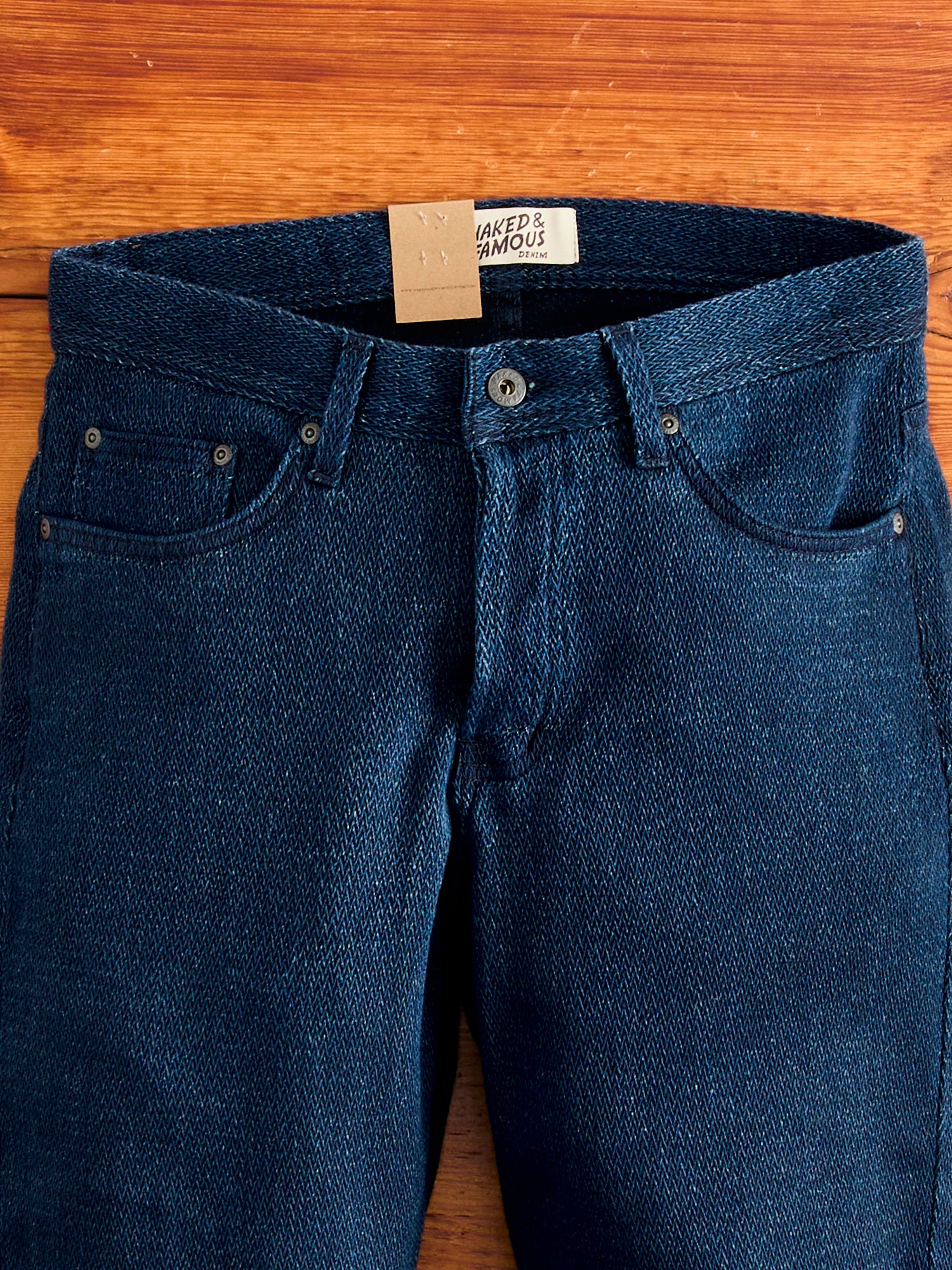 "Yagasuri" 9.5oz Jacquard Weave Denim - Weird Guy Fit - Image 3
