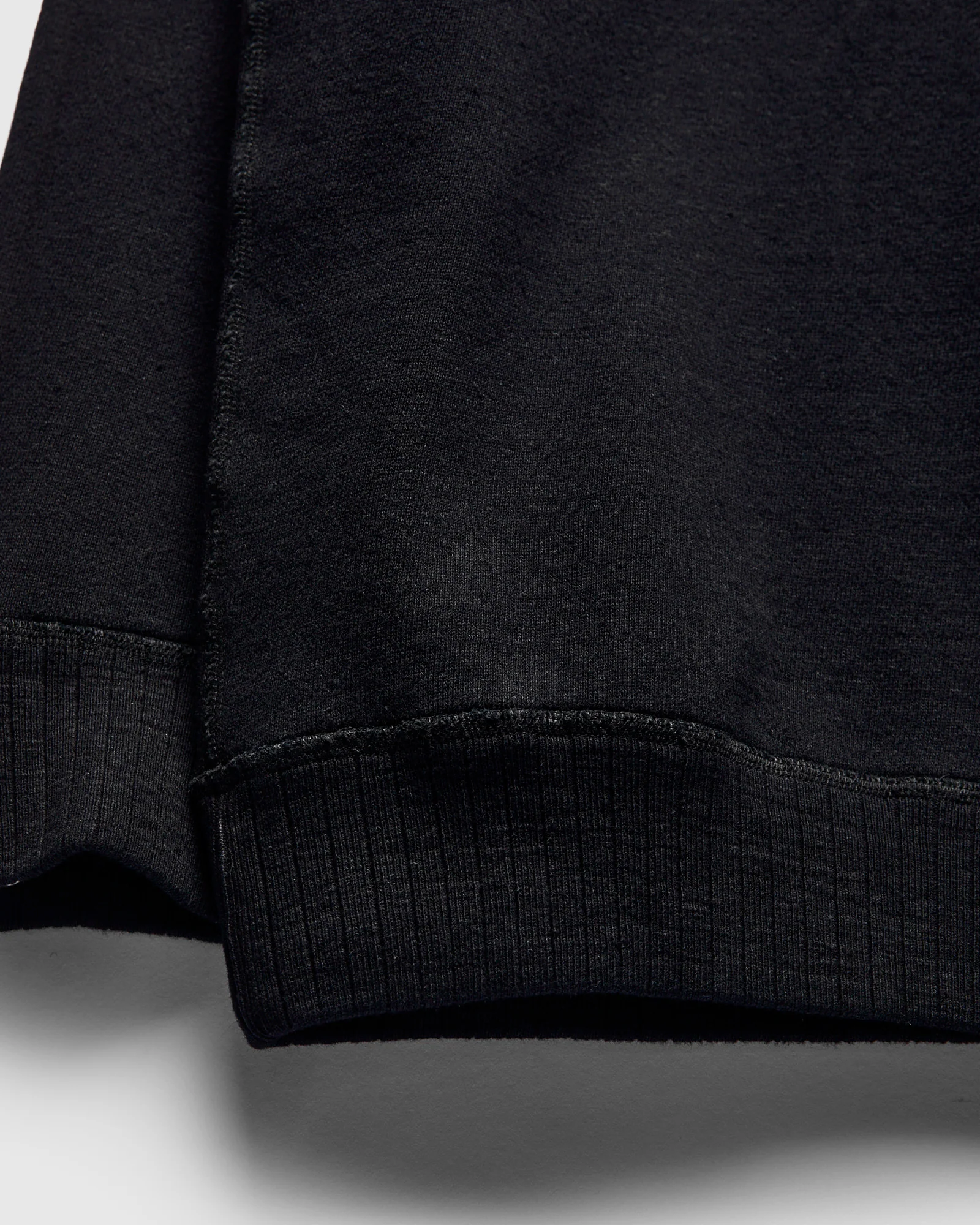 Yarn Dyed Knitted Sweatshirt in Indigo Black - Image 5