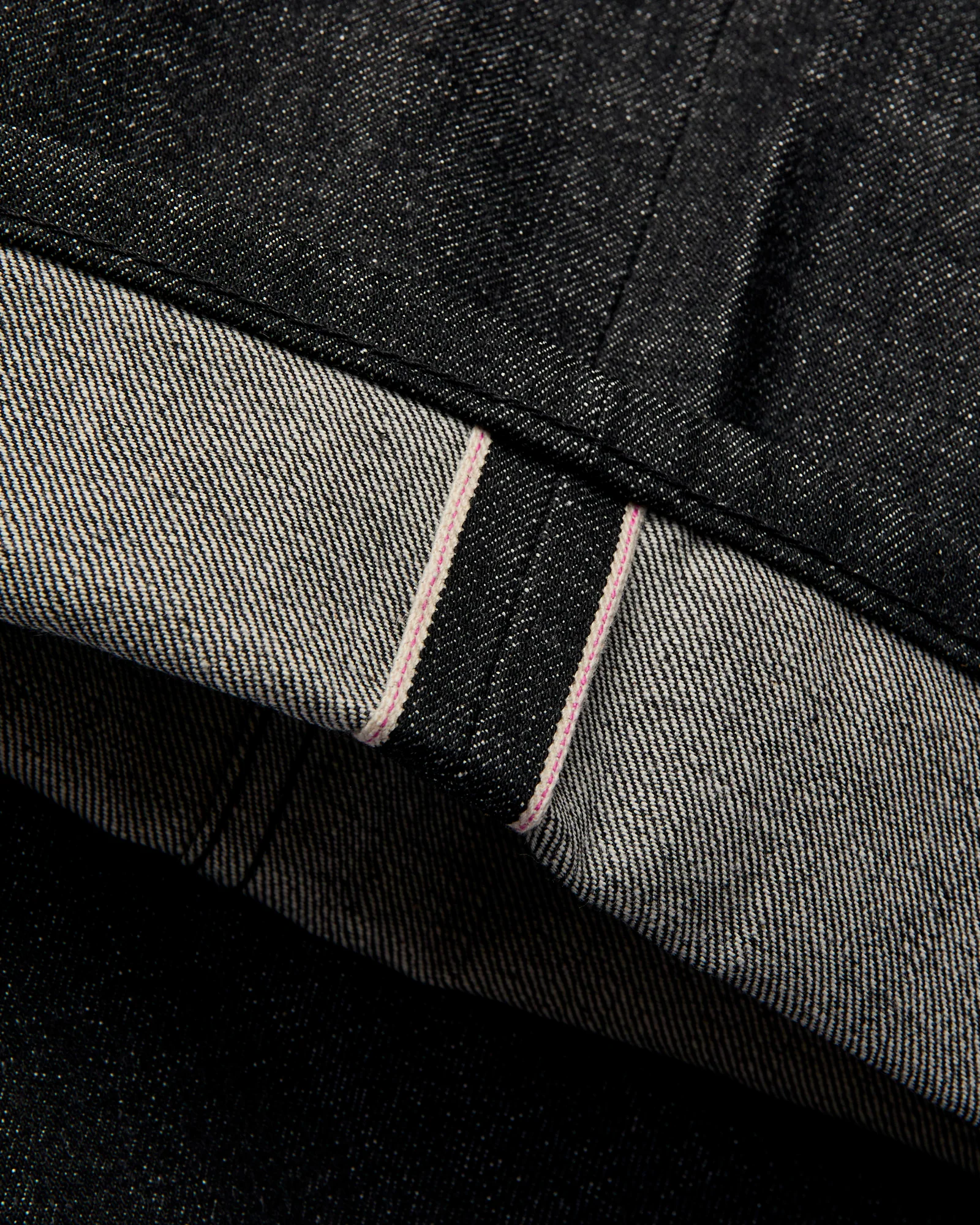 "Yatagarasu" 15oz Black Selvedge Denim - Strong Guy Fit - Image 8