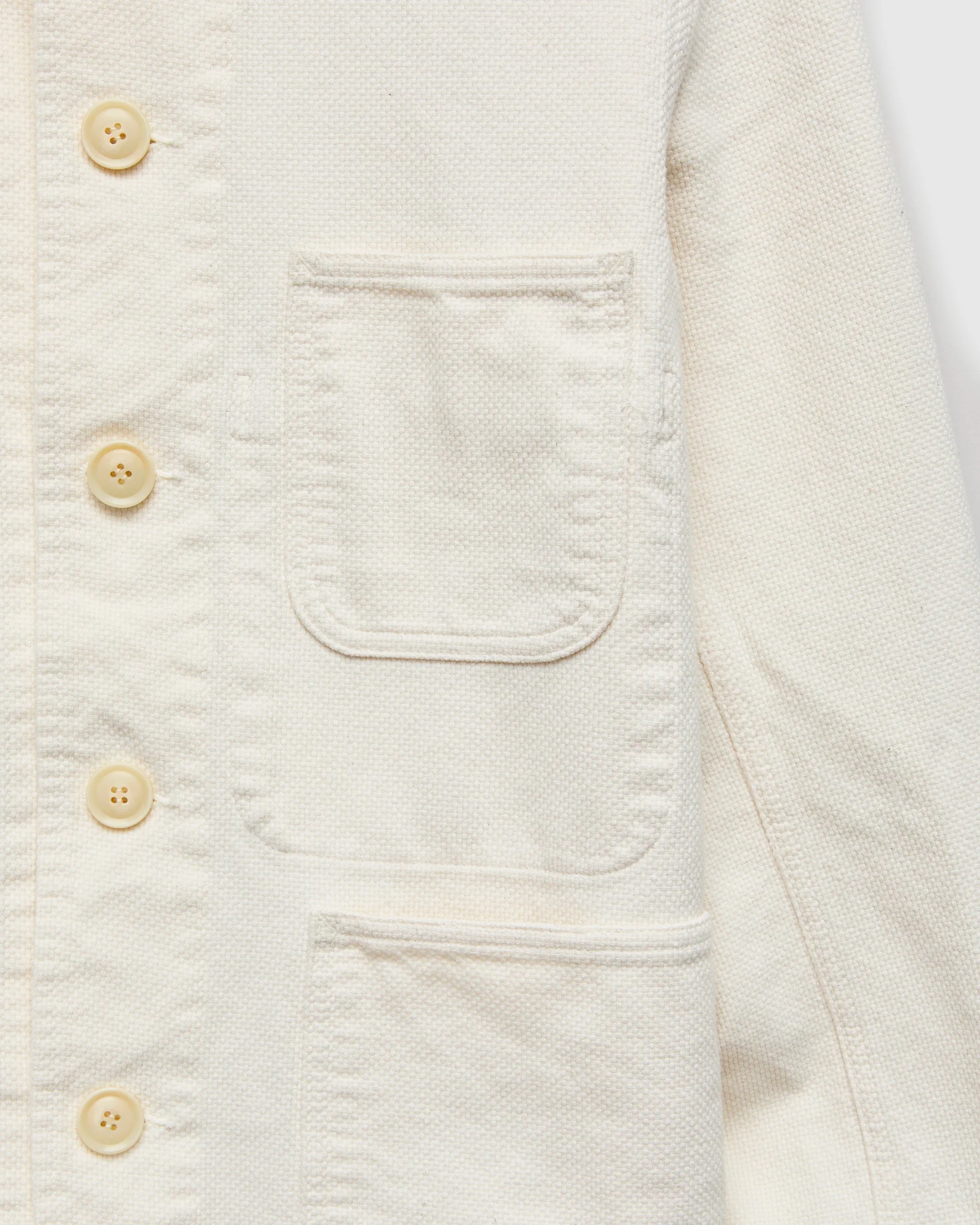 Yukizarashi Sashiko Coverall Jacket in Natural - Image 5