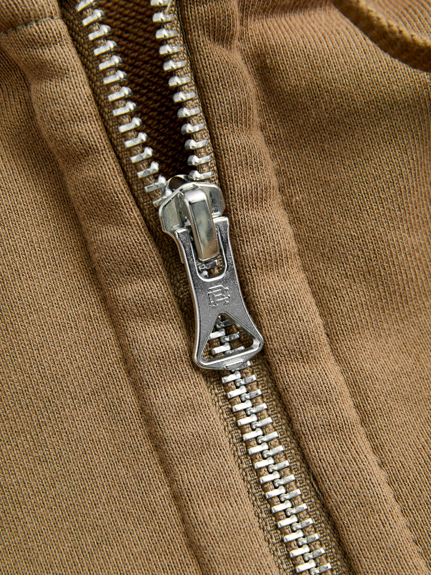 Zip Hoodie in Clay - Image 4