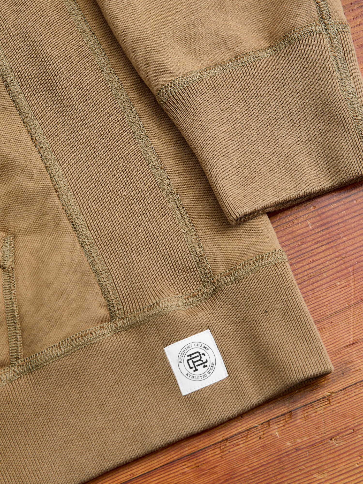 Zip Hoodie in Clay - Image 8